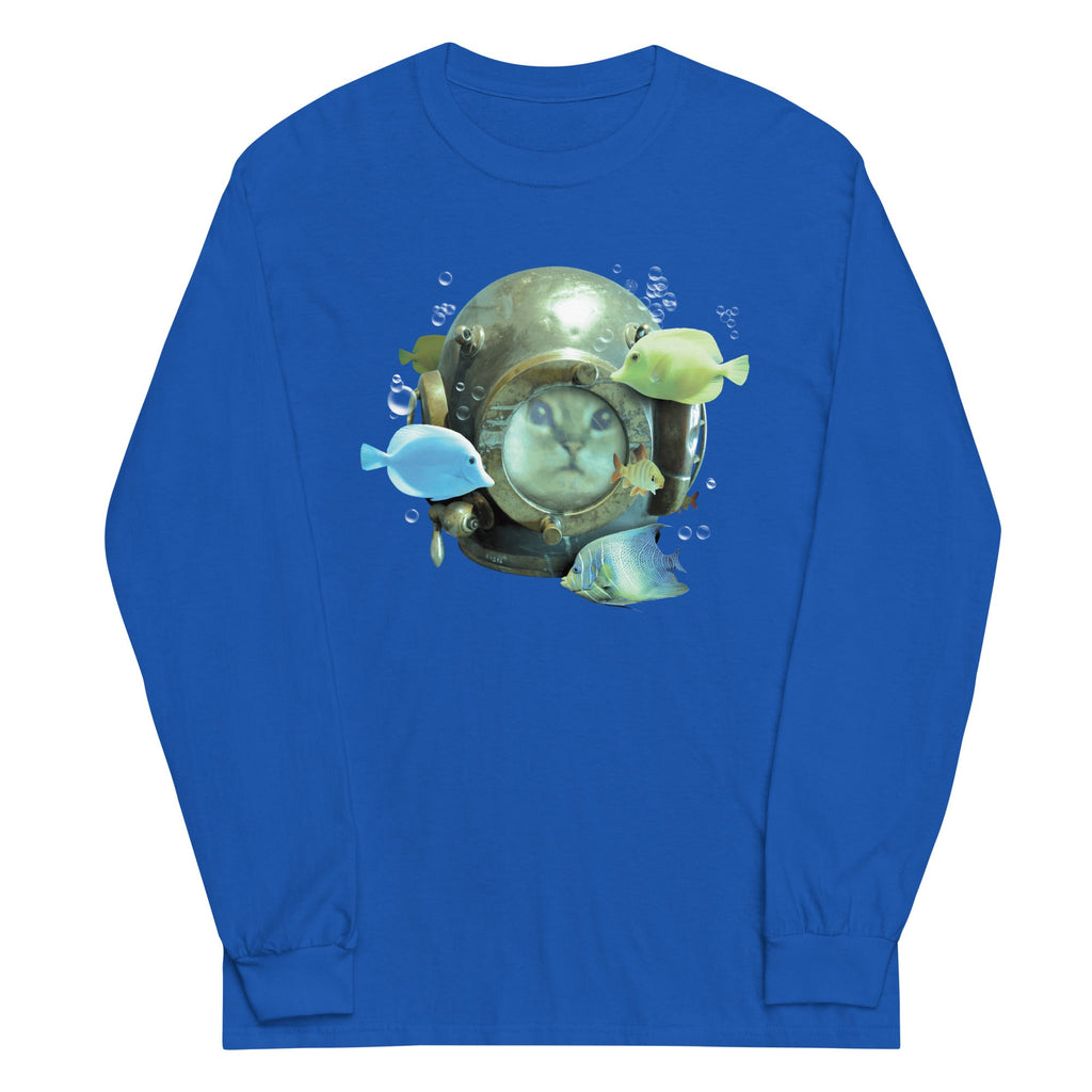 20,000 Purrrs Under The Sea Unisex Long Sleeve Tee Hoodie, Sweatshirt | CoreVibeTees.com (Image 4)