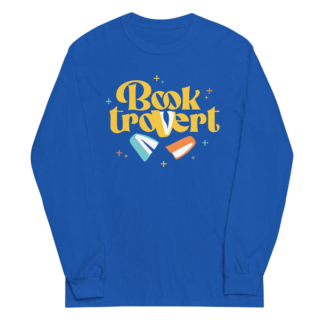 Booktrovert Unisex Long Sleeve Tee Hoodie, Sweatshirt | CoreVibeTees.com (Image 5)