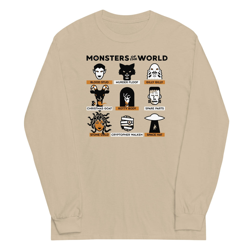 Monsters Of The World Unisex Long Sleeve Tee Hoodie, Sweatshirt | CoreVibeTees.com (Image 4)