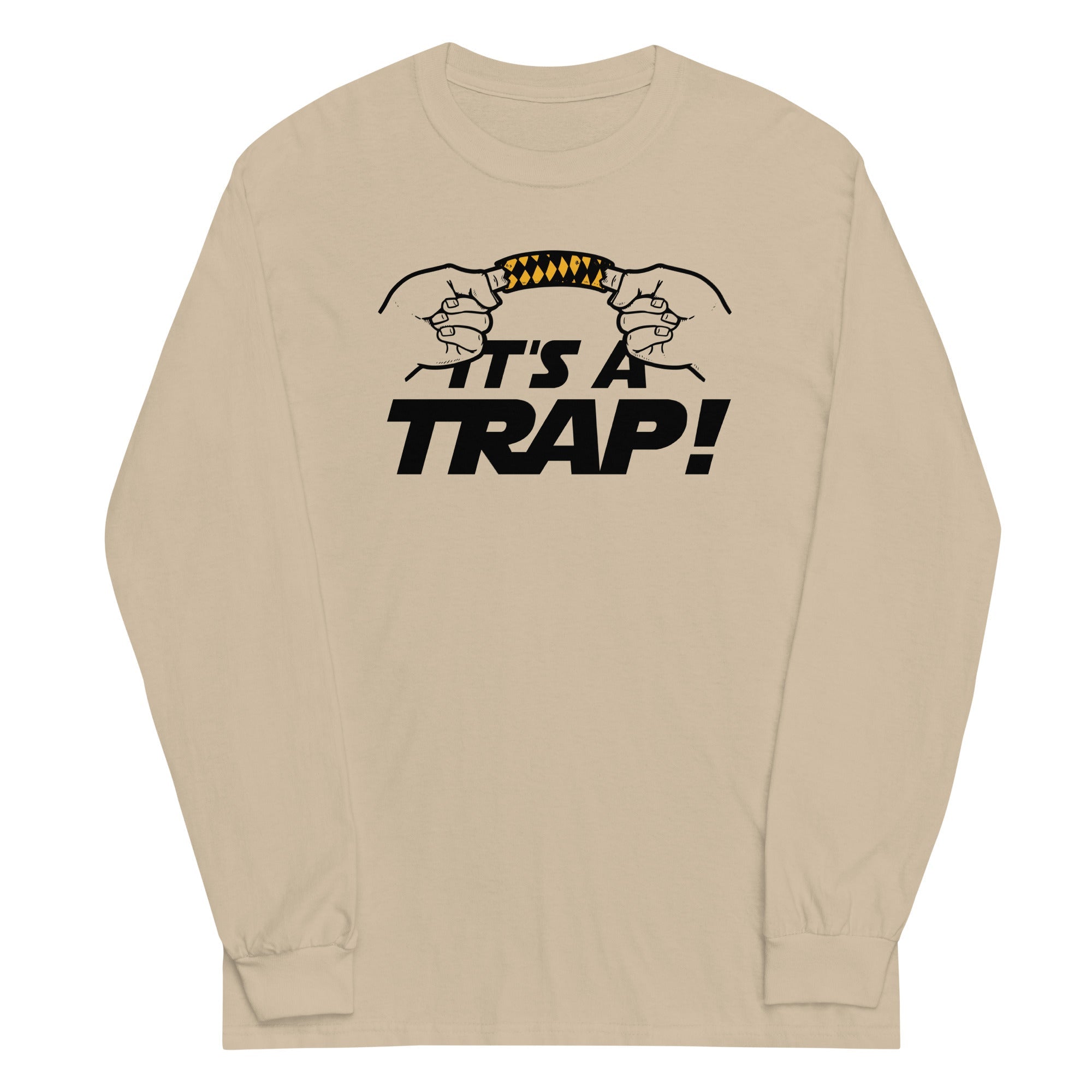 It's A Trap! Unisex Long Sleeve Tee Hoodie, Sweatshirt | CoreVibeTees.com (Image 4)