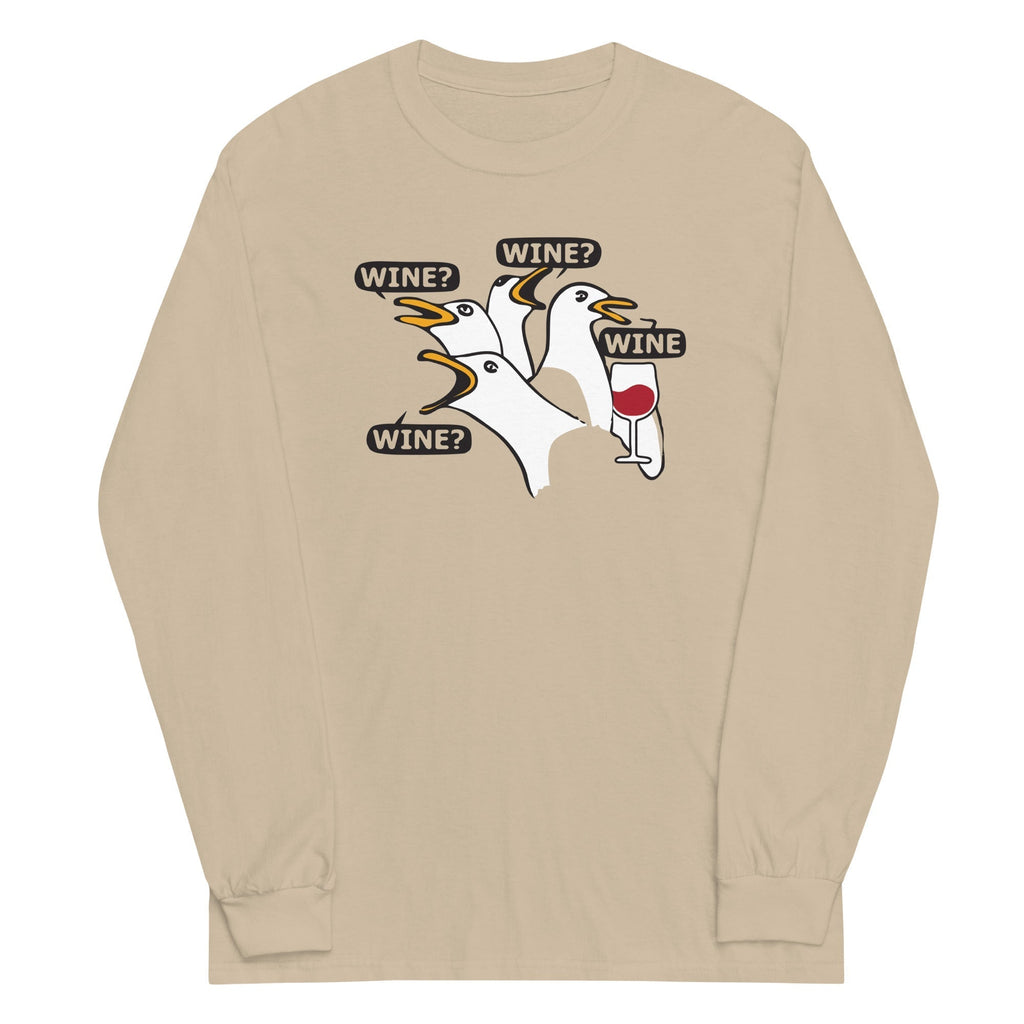 Wine Wine Wine Wine Unisex Long Sleeve Tee Hoodie, Sweatshirt | CoreVibeTees.com (Image 4)
