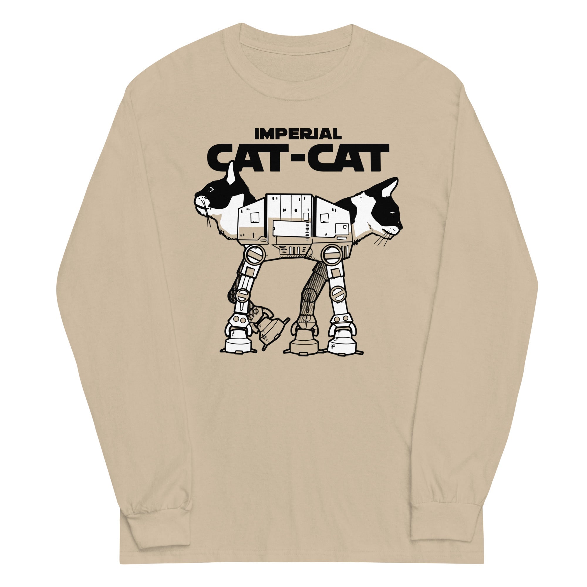 Cat-Cat Unisex Long Sleeve Tee Hoodie, Sweatshirt | CoreVibeTees.com (Image 4)