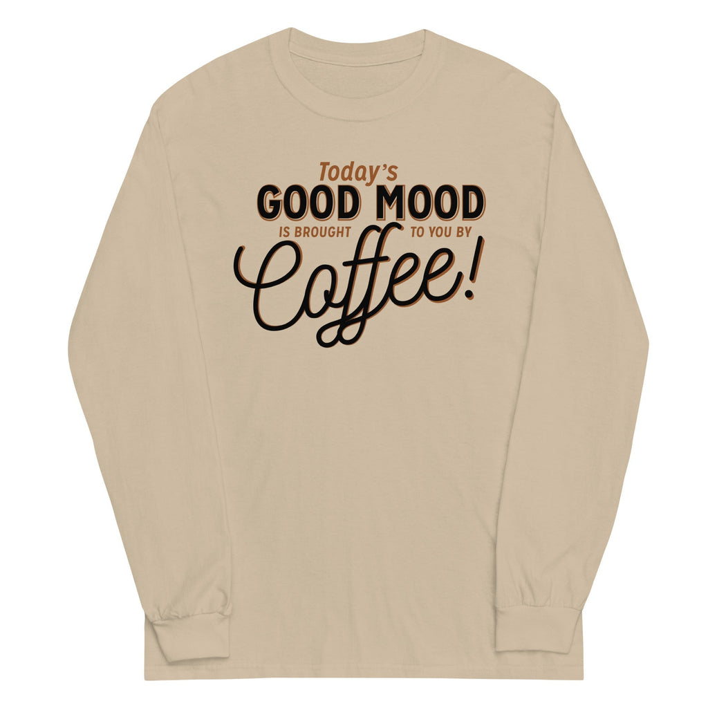Today's Good Mood Unisex Long Sleeve Tee Hoodie, Sweatshirt | CoreVibeTees.com (Image 4)