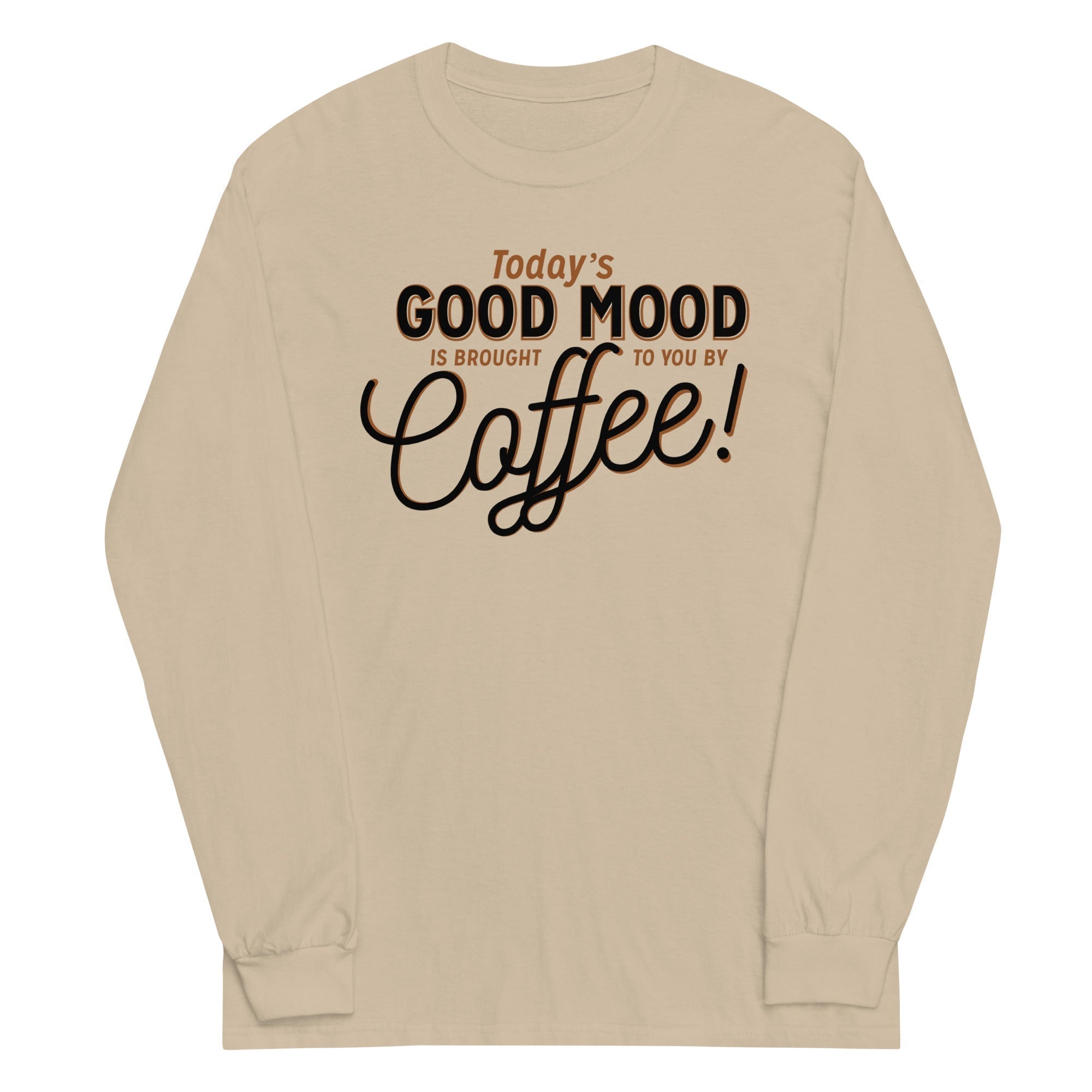 Today's Good Mood Unisex Long Sleeve Tee Hoodie, Sweatshirt | CoreVibeTees.com (Image 4)