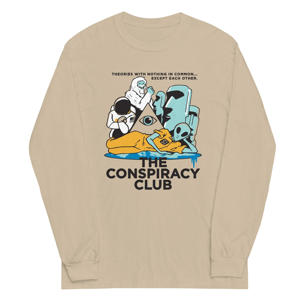 The Conspiracy Club Unisex Long Sleeve Tee Hoodie, Sweatshirt | CoreVibeTees.com (Image 2)