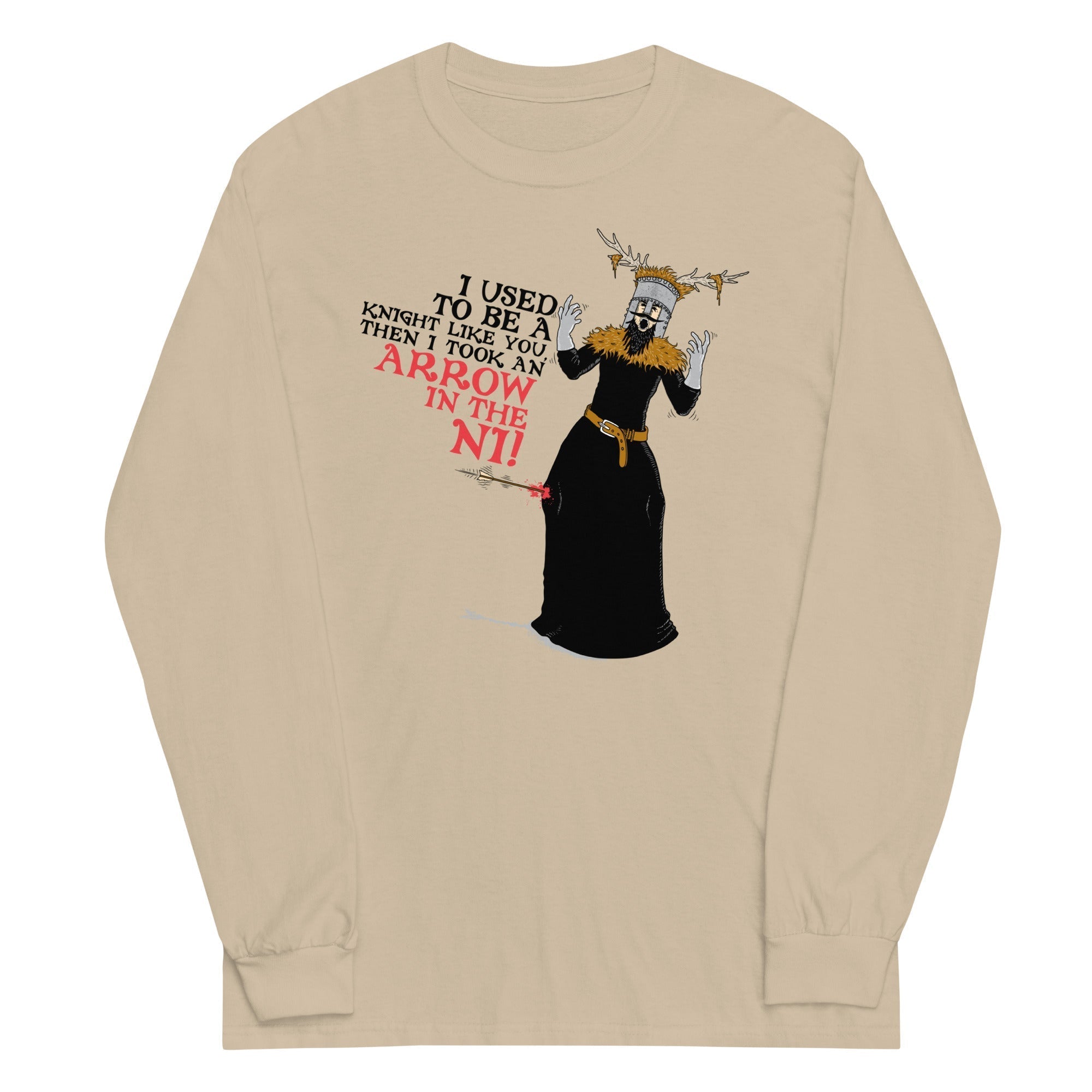 An Arrow In The Ni Unisex Long Sleeve Tee Hoodie, Sweatshirt | CoreVibeTees.com (Image 4)