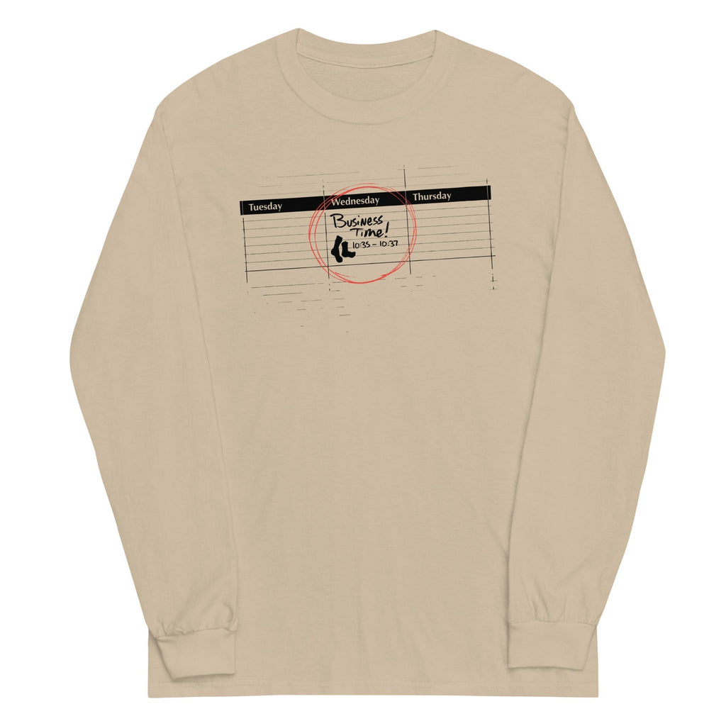 It's Business Time Unisex Long Sleeve Tee Hoodie, Sweatshirt | CoreVibeTees.com (Image 4)