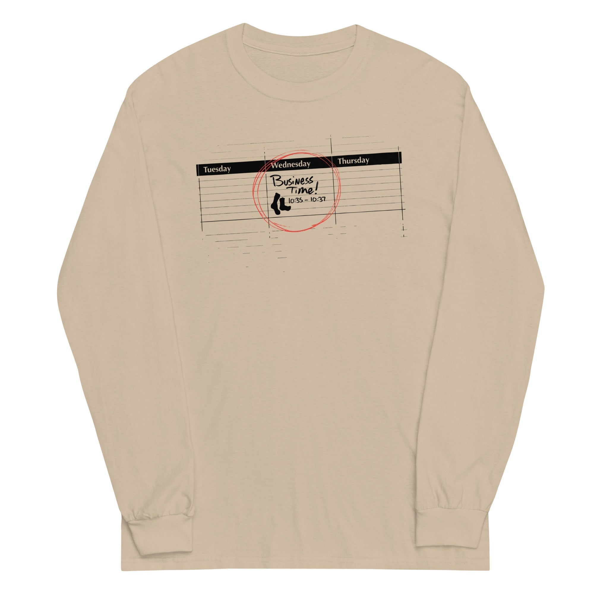 It's Business Time Unisex Long Sleeve Tee Hoodie, Sweatshirt | CoreVibeTees.com (Image 4)