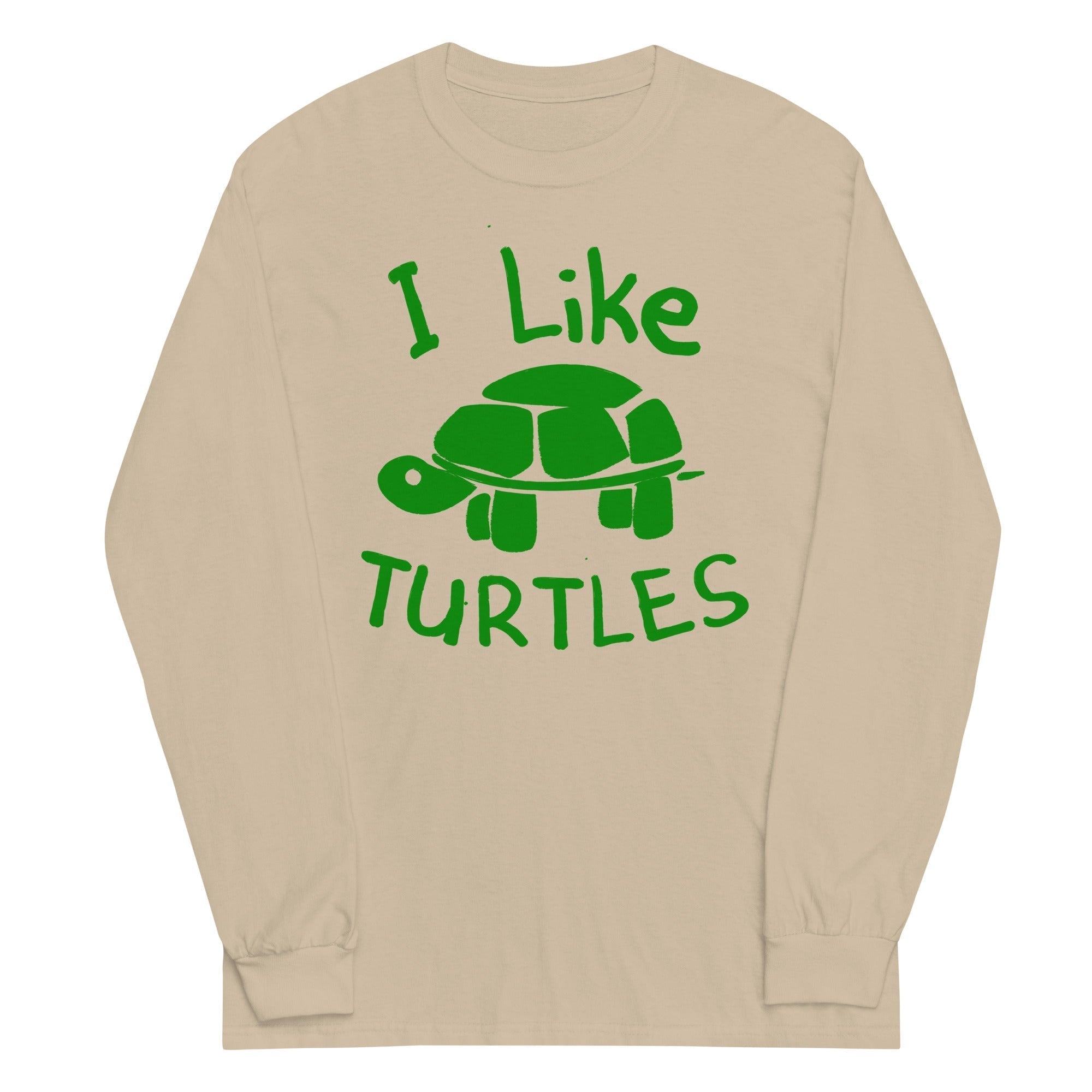 I Like Turtles Unisex Long Sleeve Tee Hoodie, Sweatshirt | CoreVibeTees.com (Image 3)
