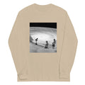 Surf's Up Unisex Long Sleeve Tee Hoodie, Sweatshirt | CoreVibeTees.com (Image 1)