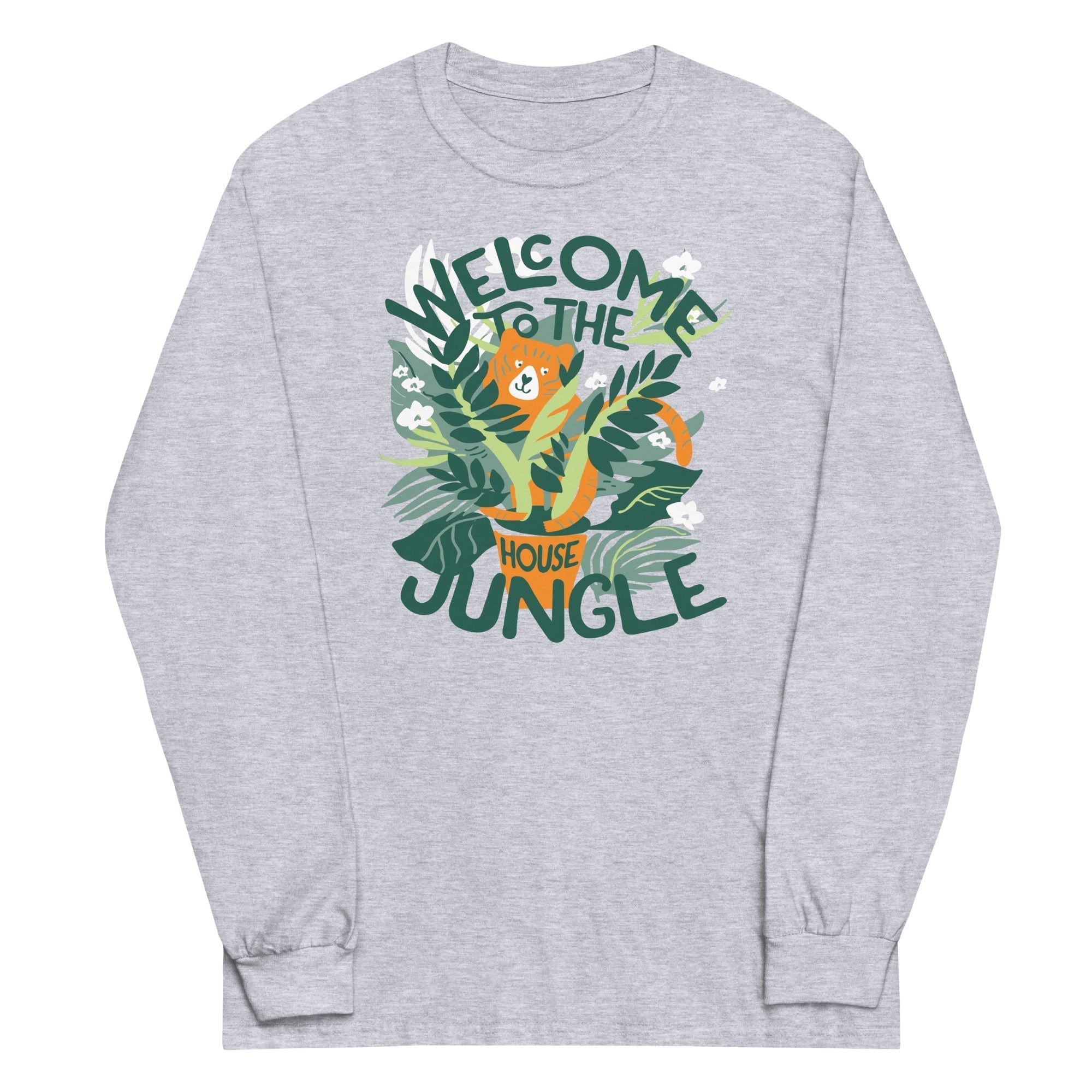 Welcome To The Jungle Unisex Long Sleeve Tee Hoodie, Sweatshirt | CoreVibeTees.com (Image 1)