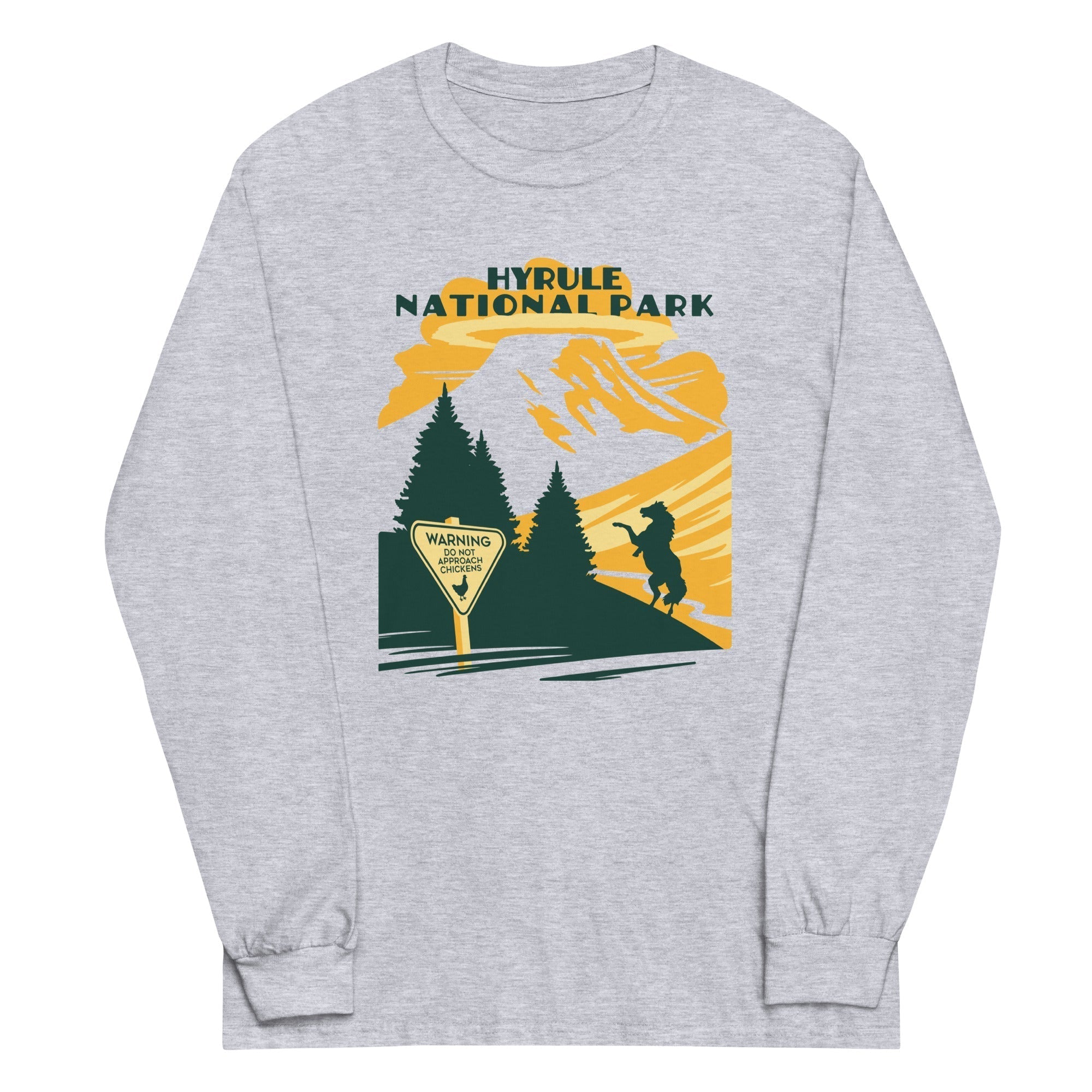 Hyrule National Park Unisex Long Sleeve Tee Hoodie, Sweatshirt | CoreVibeTees.com (Image 1)