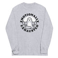 Emotionally Exhausted Unisex Long Sleeve Tee Hoodie, Sweatshirt | CoreVibeTees.com (Image 1)
