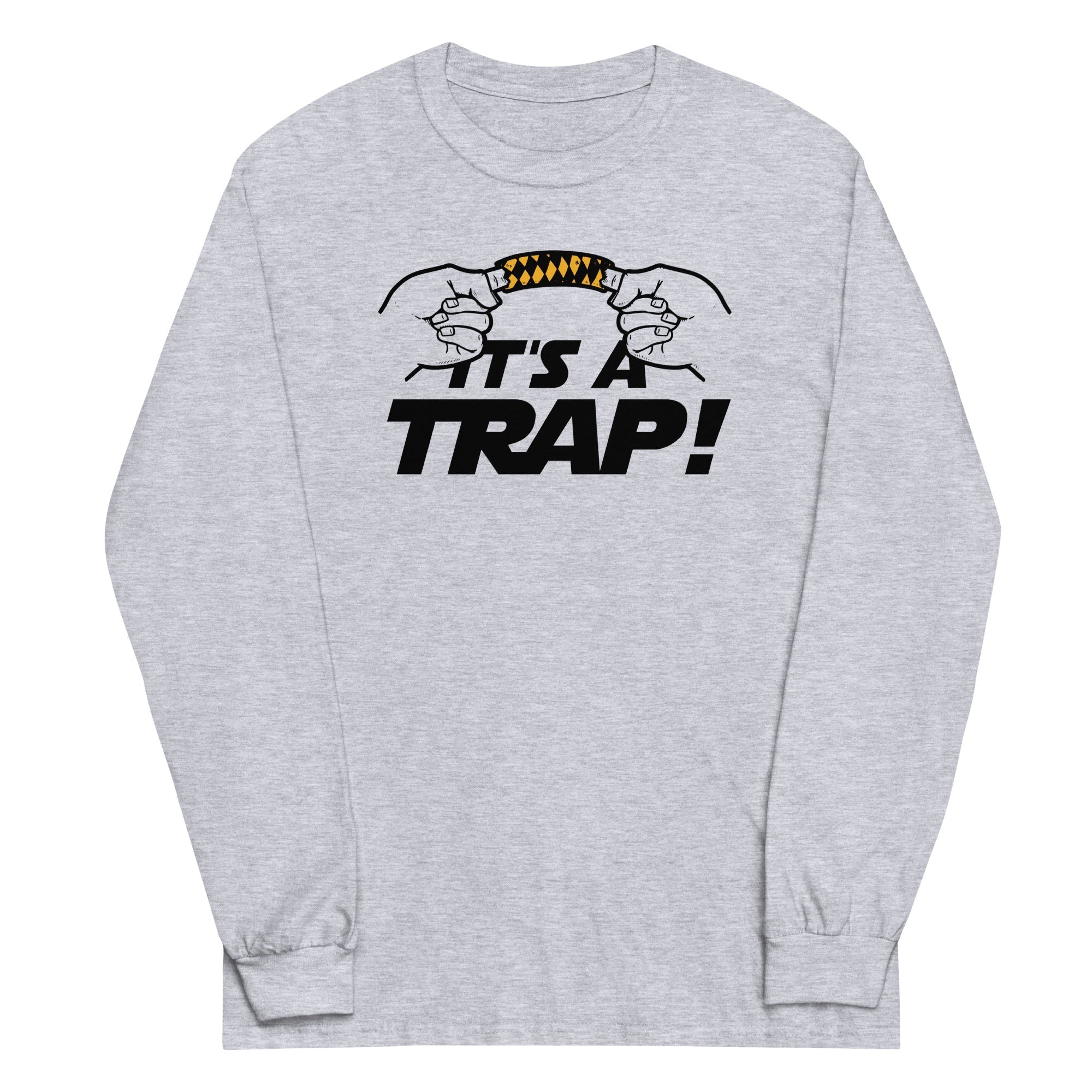 It's A Trap! Unisex Long Sleeve Tee Hoodie, Sweatshirt | CoreVibeTees.com (Image 2)