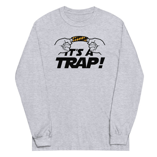 It's A Trap! Unisex Long Sleeve Tee Hoodie, Sweatshirt | CoreVibeTees.com (Image 2)