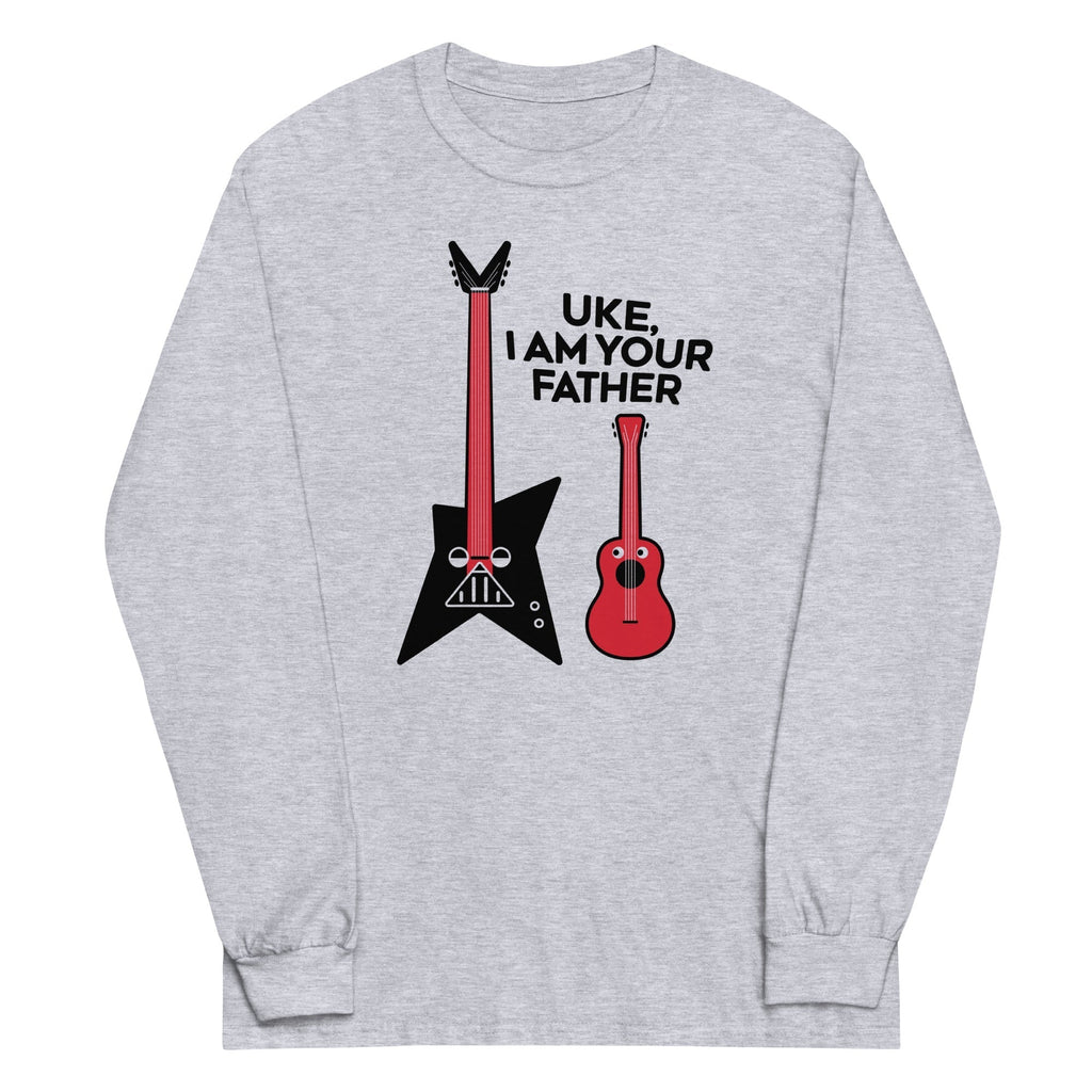 Uke, I Am Your Father Unisex Long Sleeve Tee Hoodie, Sweatshirt | CoreVibeTees.com (Image 1)