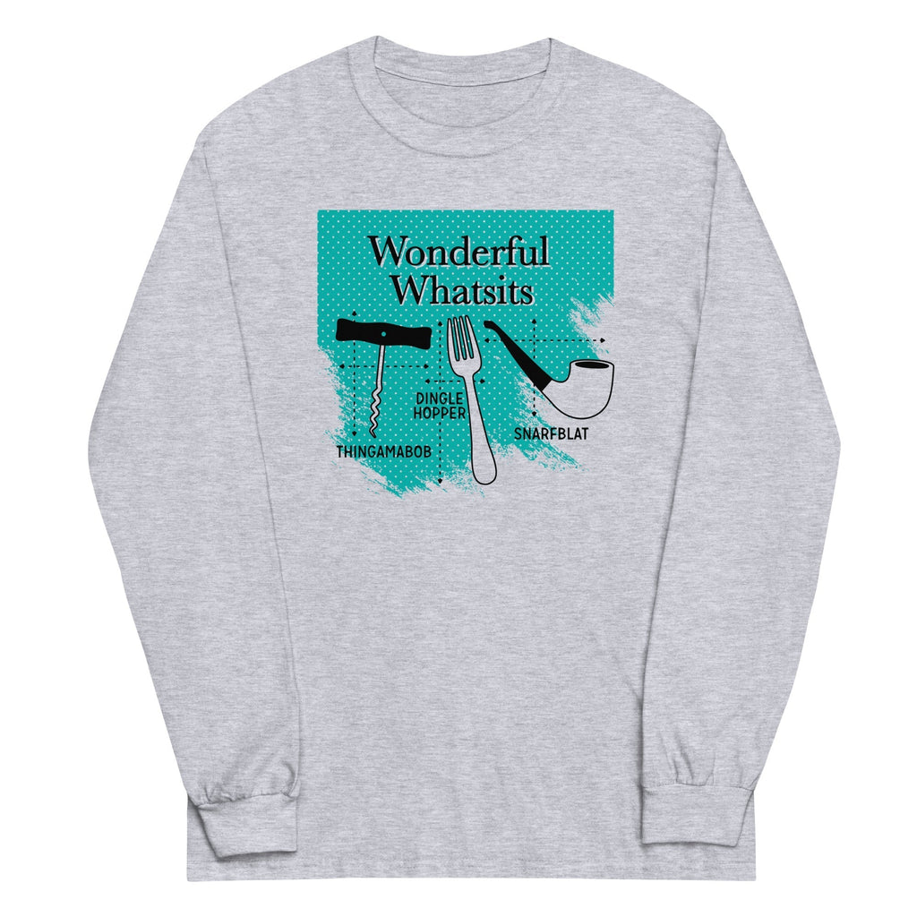 Wonderful Whatsits Unisex Long Sleeve Tee Hoodie, Sweatshirt | CoreVibeTees.com (Image 1)