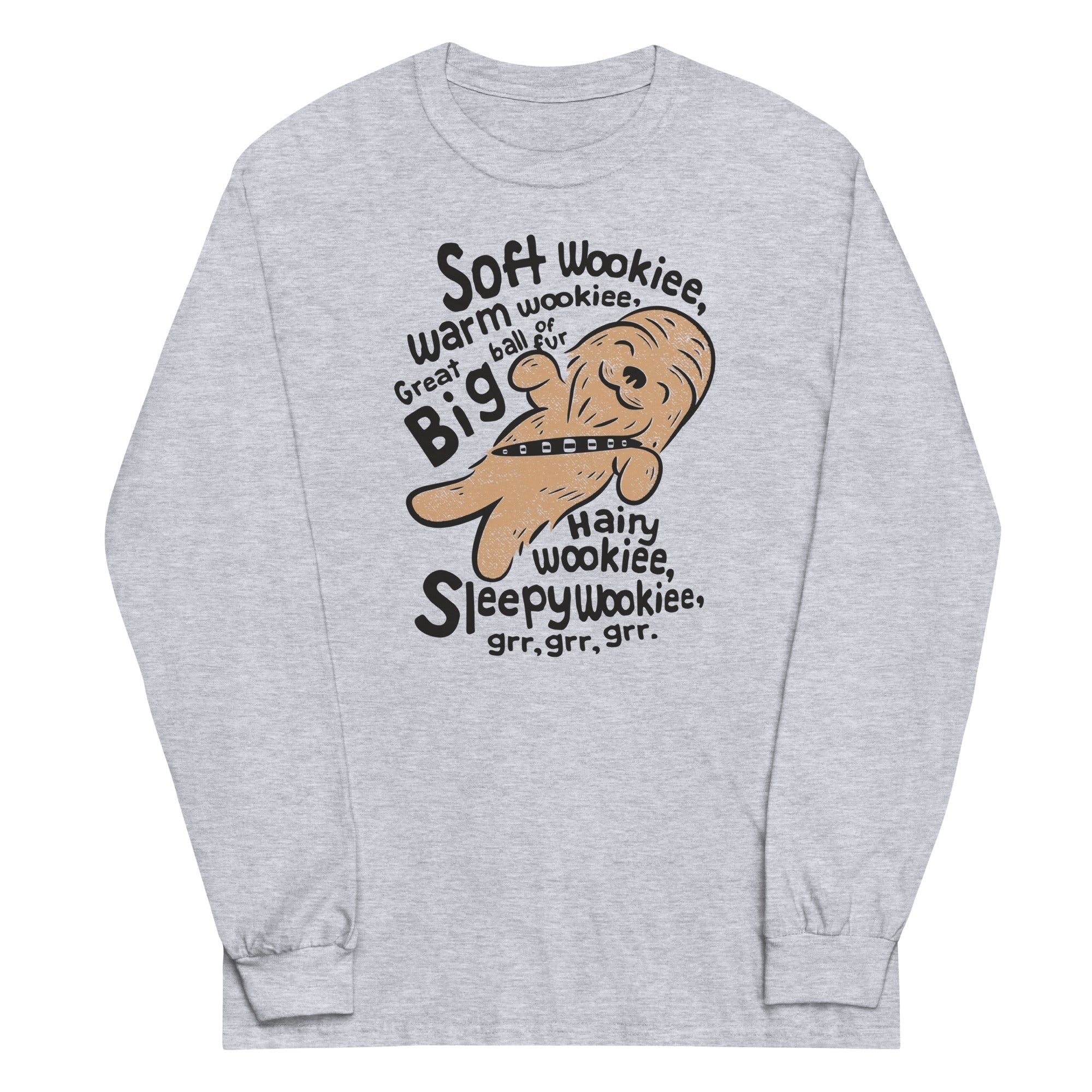 Soft Wookiee, Warm Wookiee Unisex Long Sleeve Tee Hoodie, Sweatshirt | CoreVibeTees.com (Image 1)