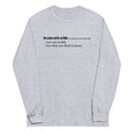 Inconceivable Definition Unisex Long Sleeve Tee Hoodie, Sweatshirt | CoreVibeTees.com (Image 1)