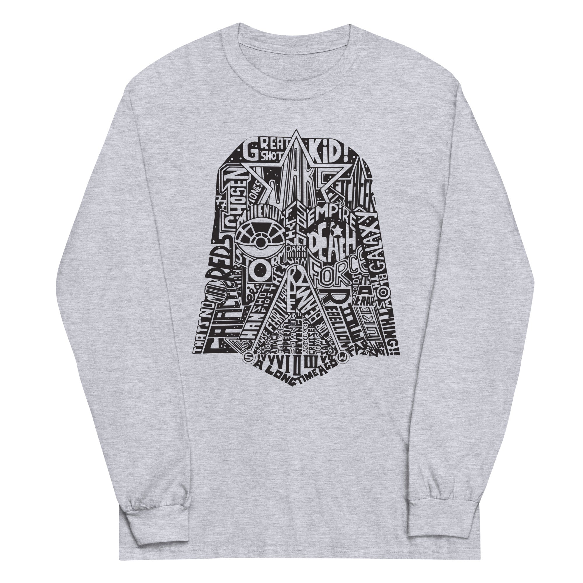 Star Words Unisex Long Sleeve Tee Hoodie, Sweatshirt | CoreVibeTees.com (Image 1)