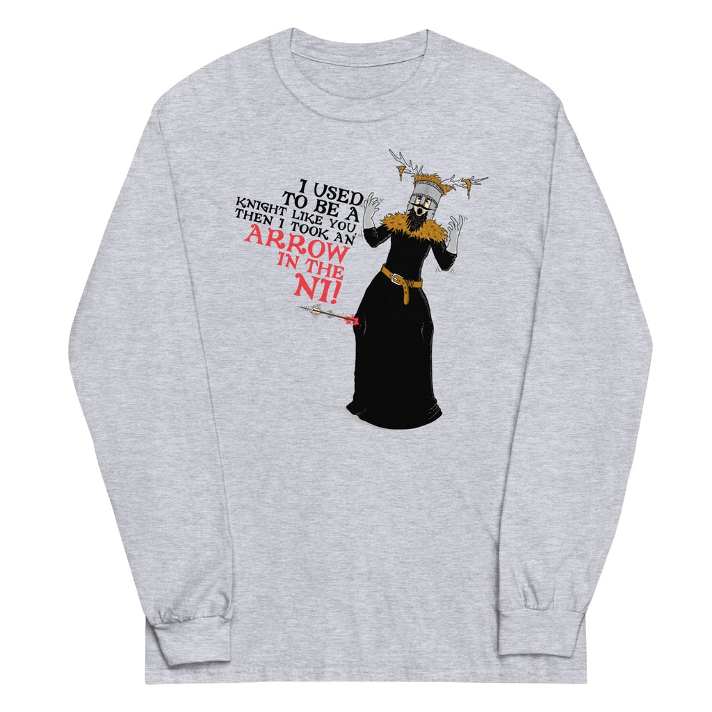 An Arrow In The Ni Unisex Long Sleeve Tee Hoodie, Sweatshirt | CoreVibeTees.com (Image 2)