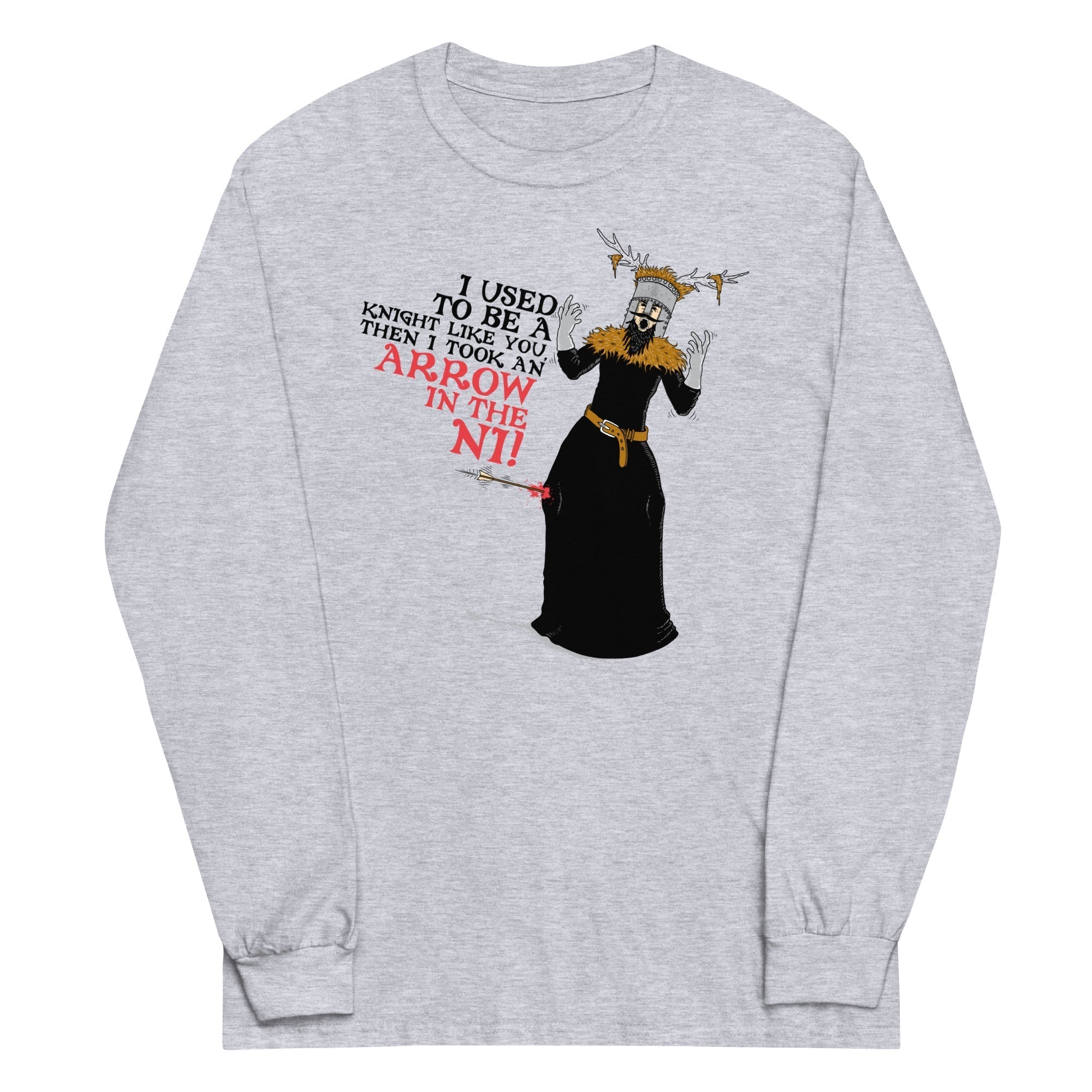 An Arrow In The Ni Unisex Long Sleeve Tee Hoodie, Sweatshirt | CoreVibeTees.com (Image 2)