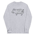 Tasty Pig Cuts Unisex Long Sleeve Tee Hoodie, Sweatshirt | CoreVibeTees.com (Image 1)