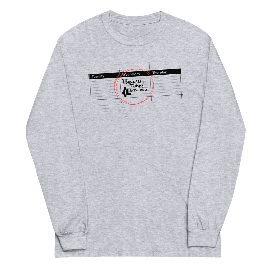 It's Business Time Unisex Long Sleeve Tee Hoodie, Sweatshirt | CoreVibeTees.com (Image 2)