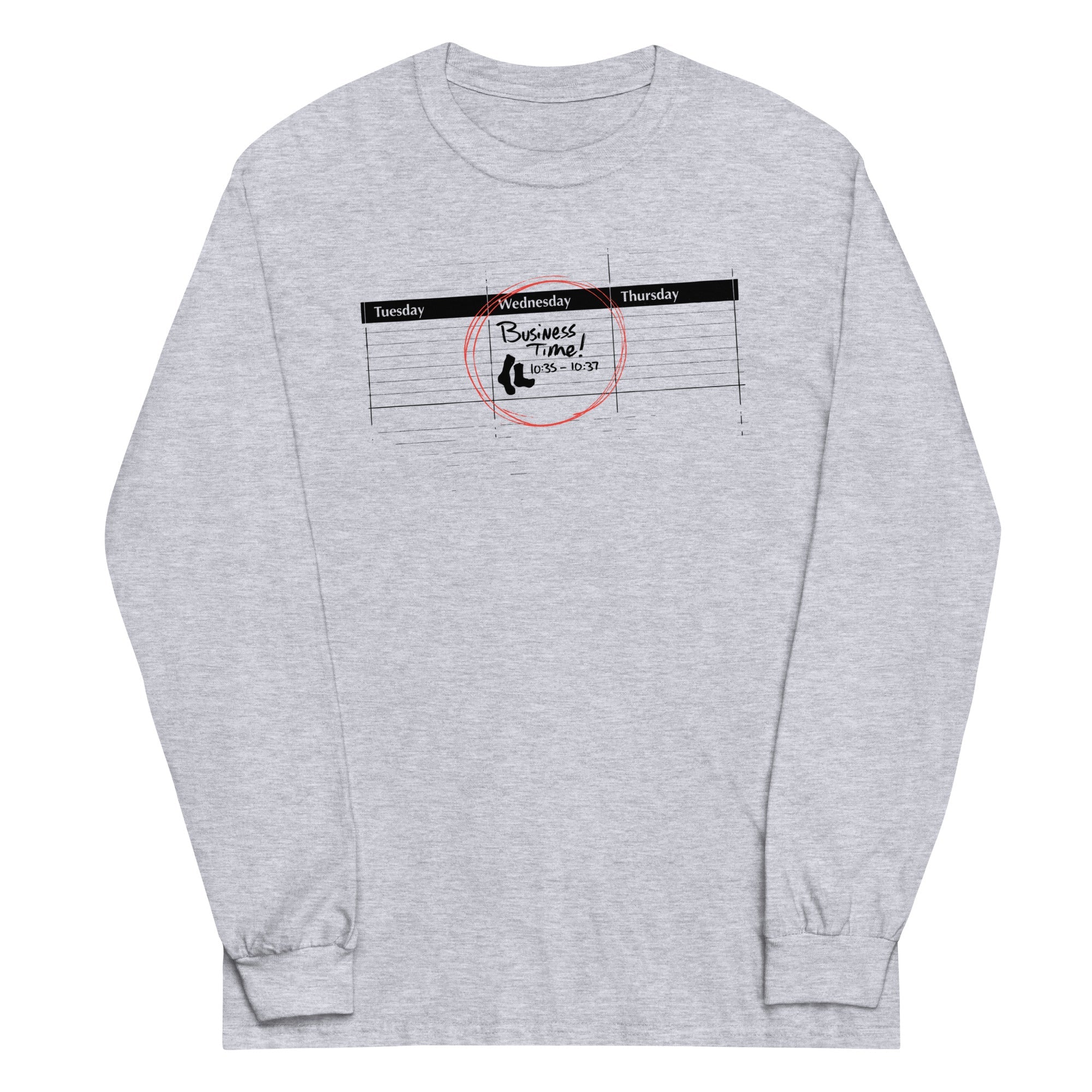 It's Business Time Unisex Long Sleeve Tee Hoodie, Sweatshirt | CoreVibeTees.com (Image 2)