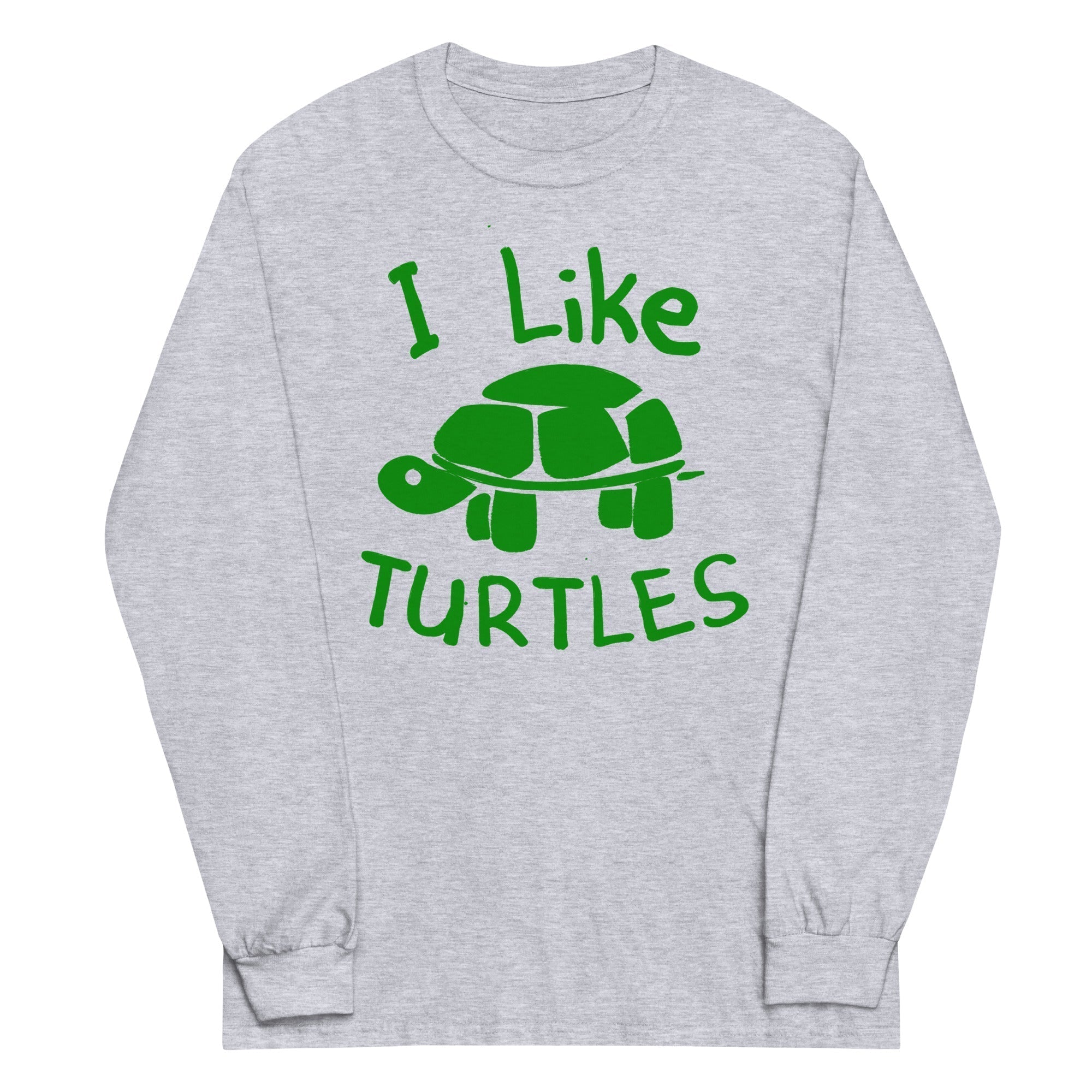 I Like Turtles Unisex Long Sleeve Tee Hoodie, Sweatshirt | CoreVibeTees.com (Image 2)