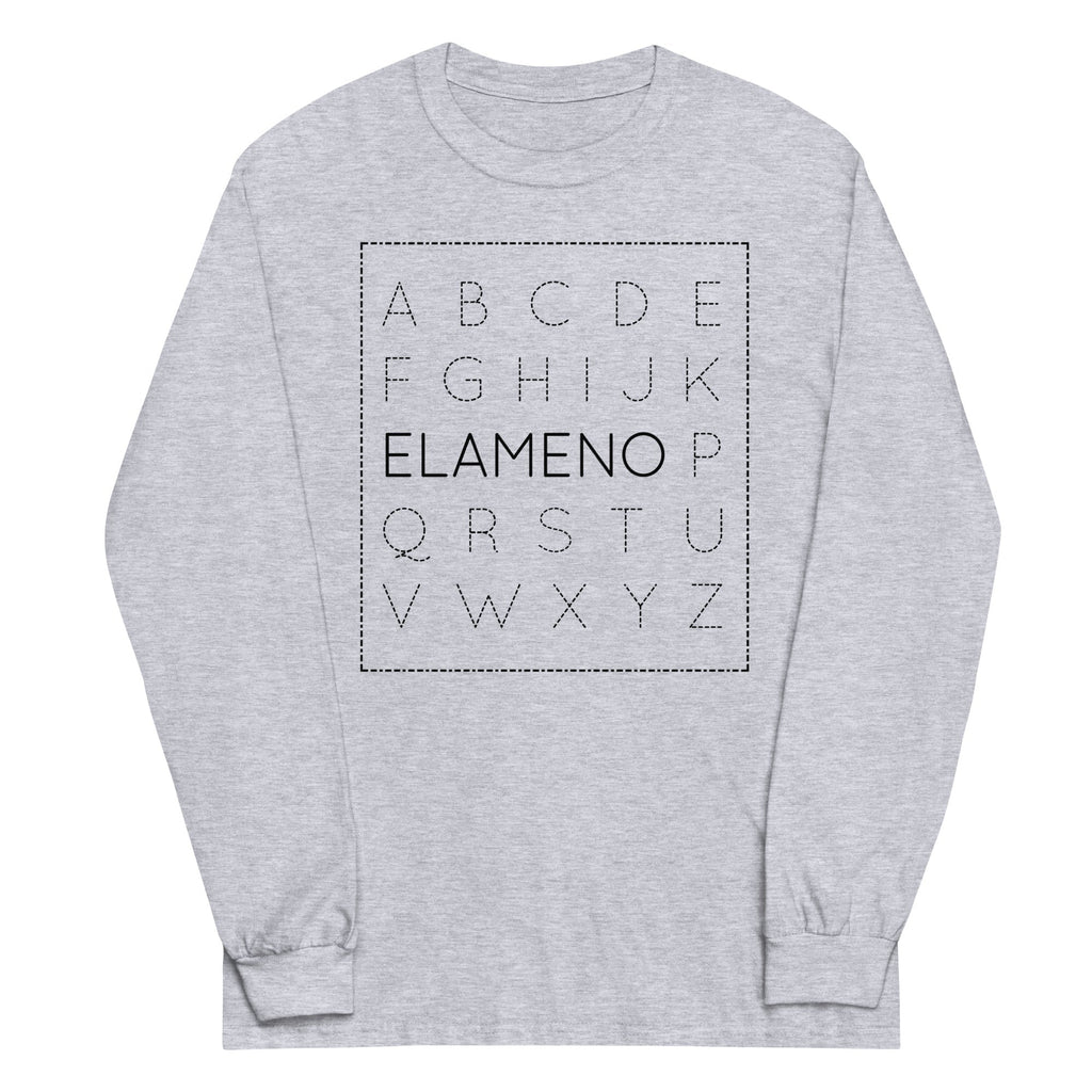 Elameno Unisex Long Sleeve Tee Hoodie, Sweatshirt | CoreVibeTees.com (Image 2)