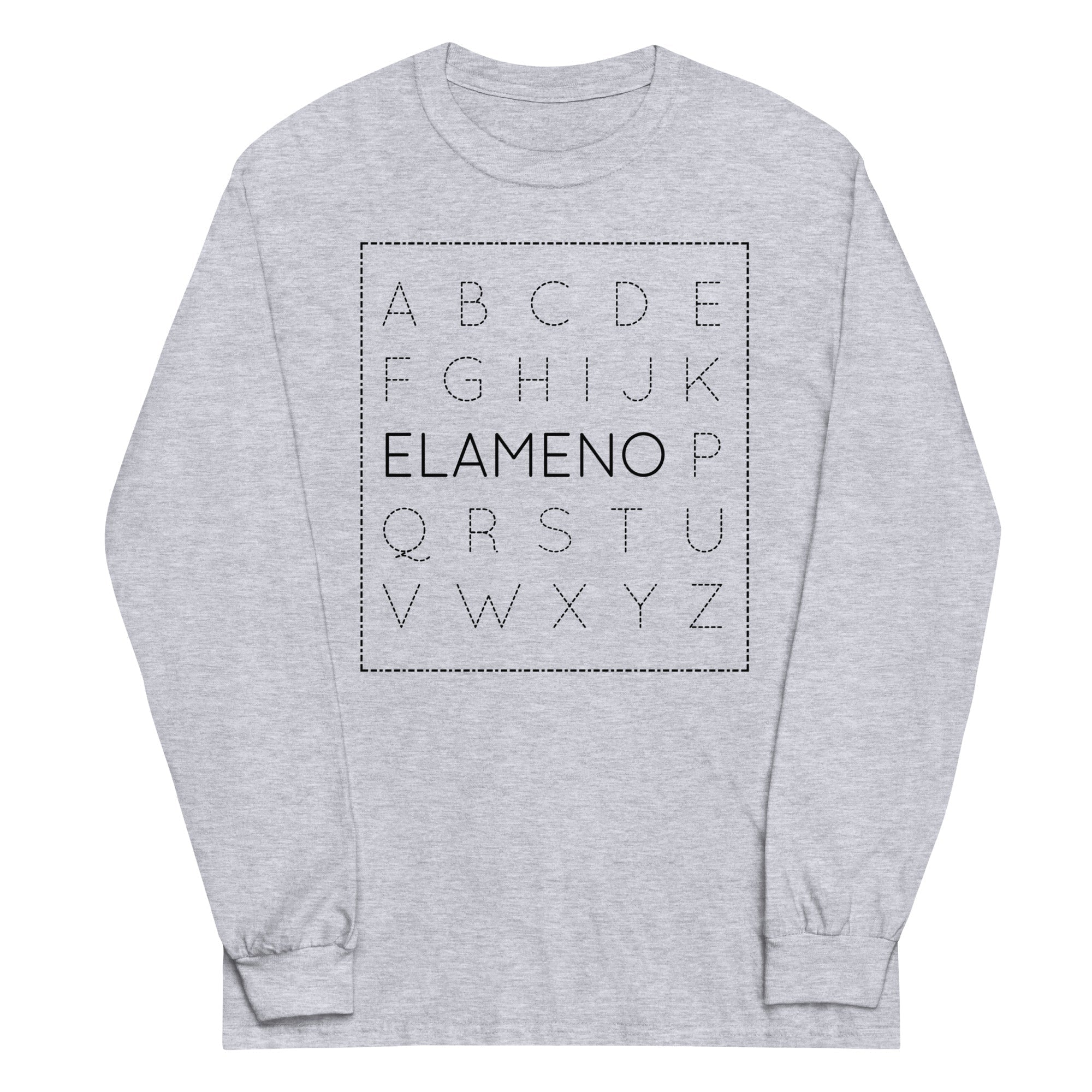 Elameno Unisex Long Sleeve Tee Hoodie, Sweatshirt | CoreVibeTees.com (Image 2)
