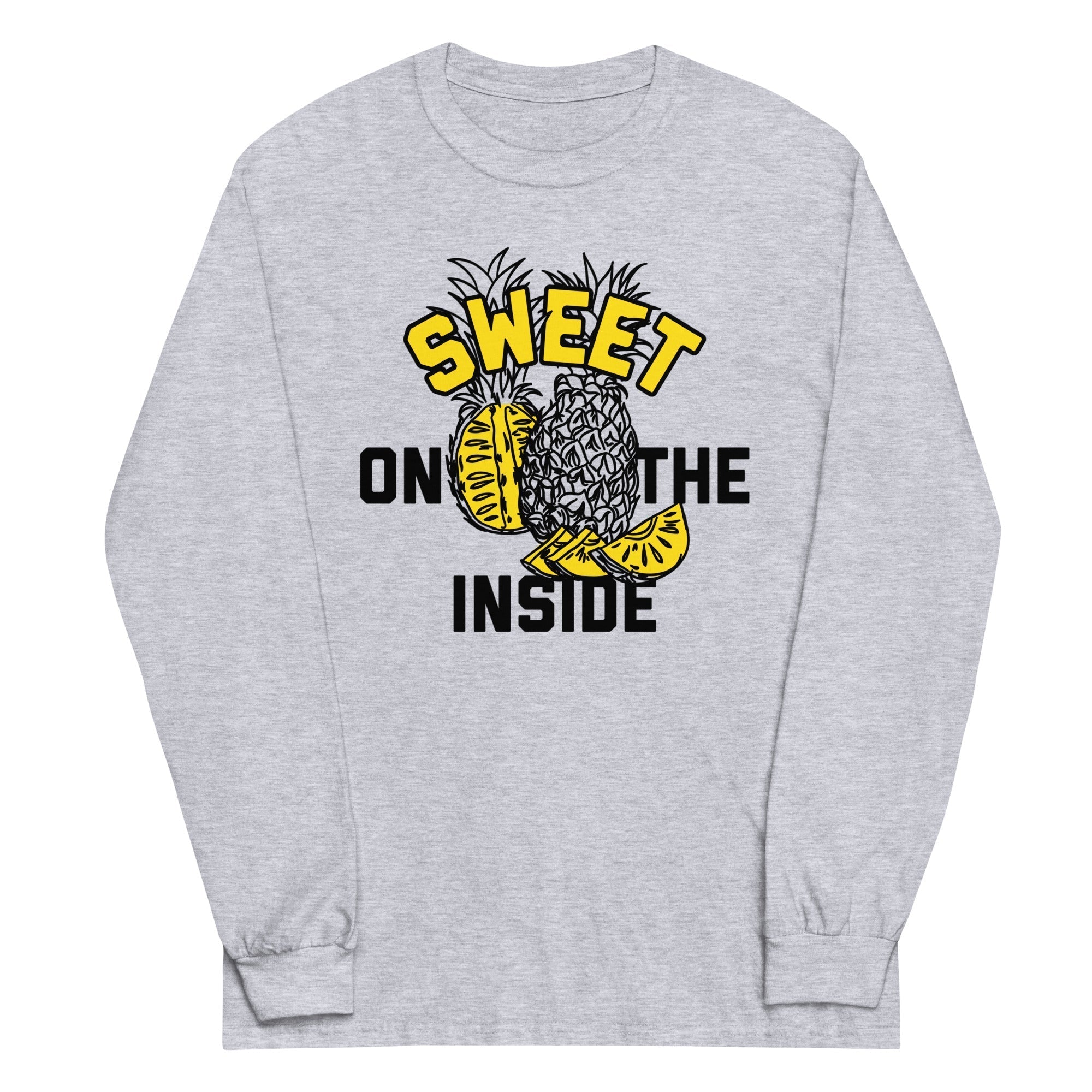 Sweet On The Inside Unisex Long Sleeve Tee Hoodie, Sweatshirt | CoreVibeTees.com (Image 1)