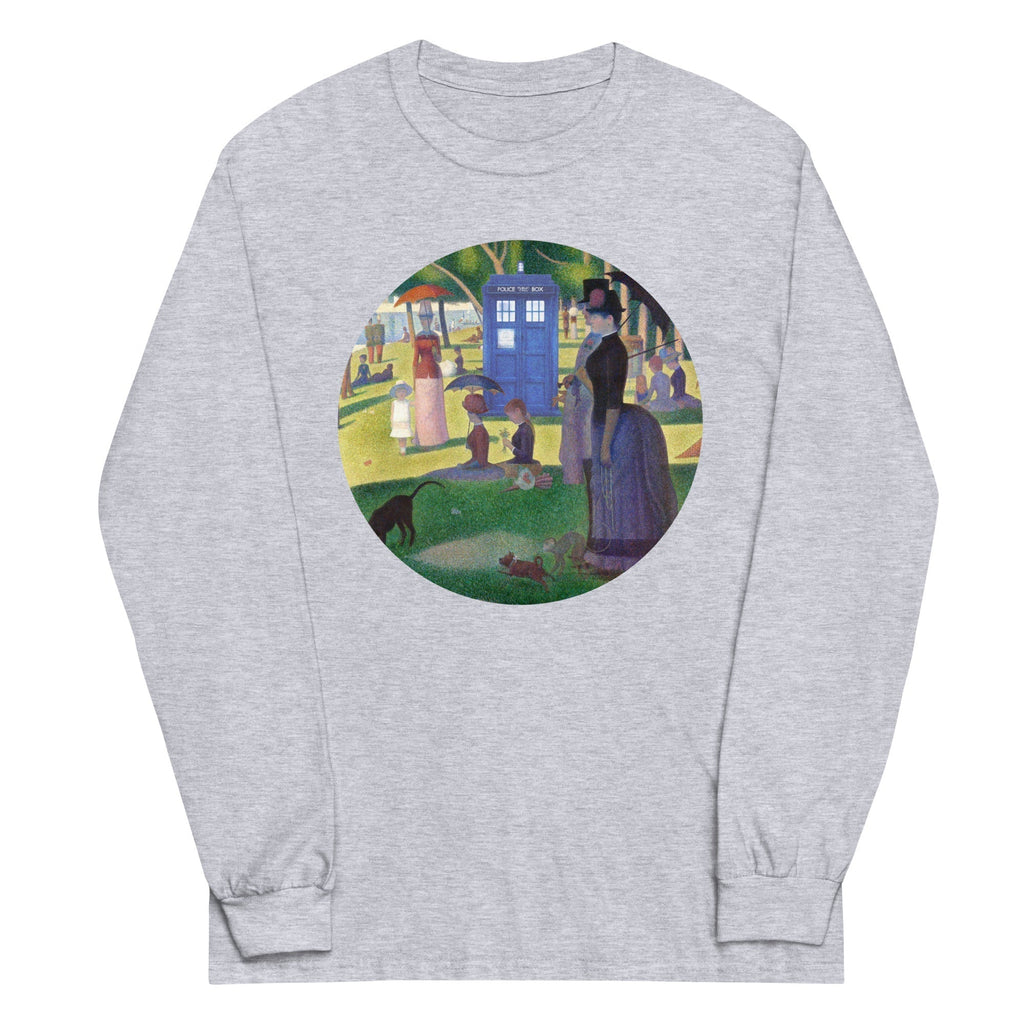 Tardis On La Grande Unisex Long Sleeve Tee Hoodie, Sweatshirt | CoreVibeTees.com (Image 5)