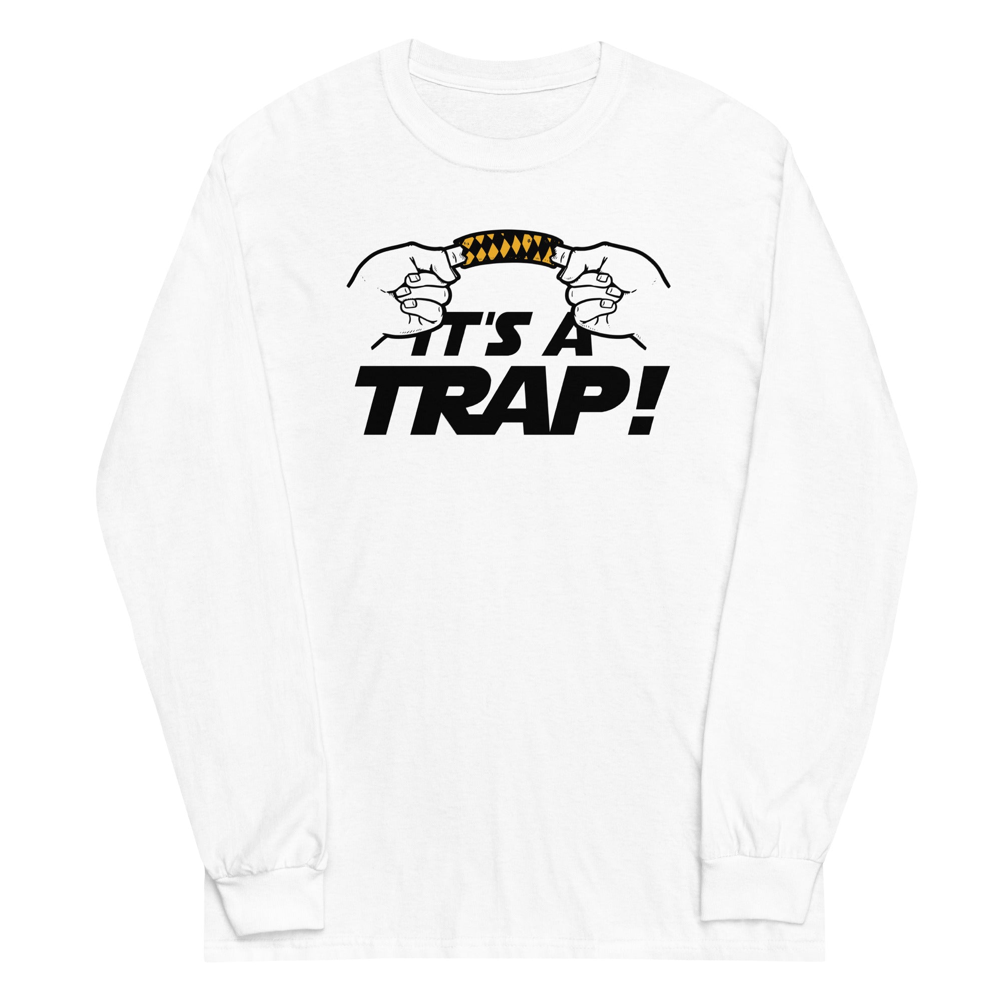 It's A Trap! Unisex Long Sleeve Tee Hoodie, Sweatshirt | CoreVibeTees.com (Image 1)