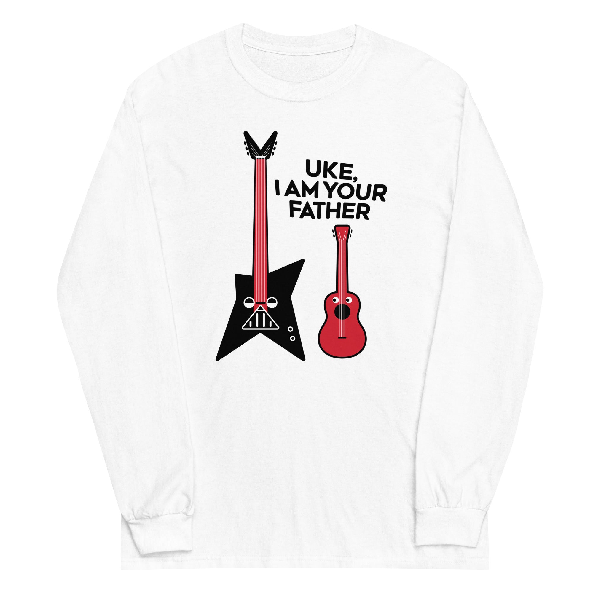 Uke, I Am Your Father Unisex Long Sleeve Tee Hoodie, Sweatshirt | CoreVibeTees.com (Image 4)