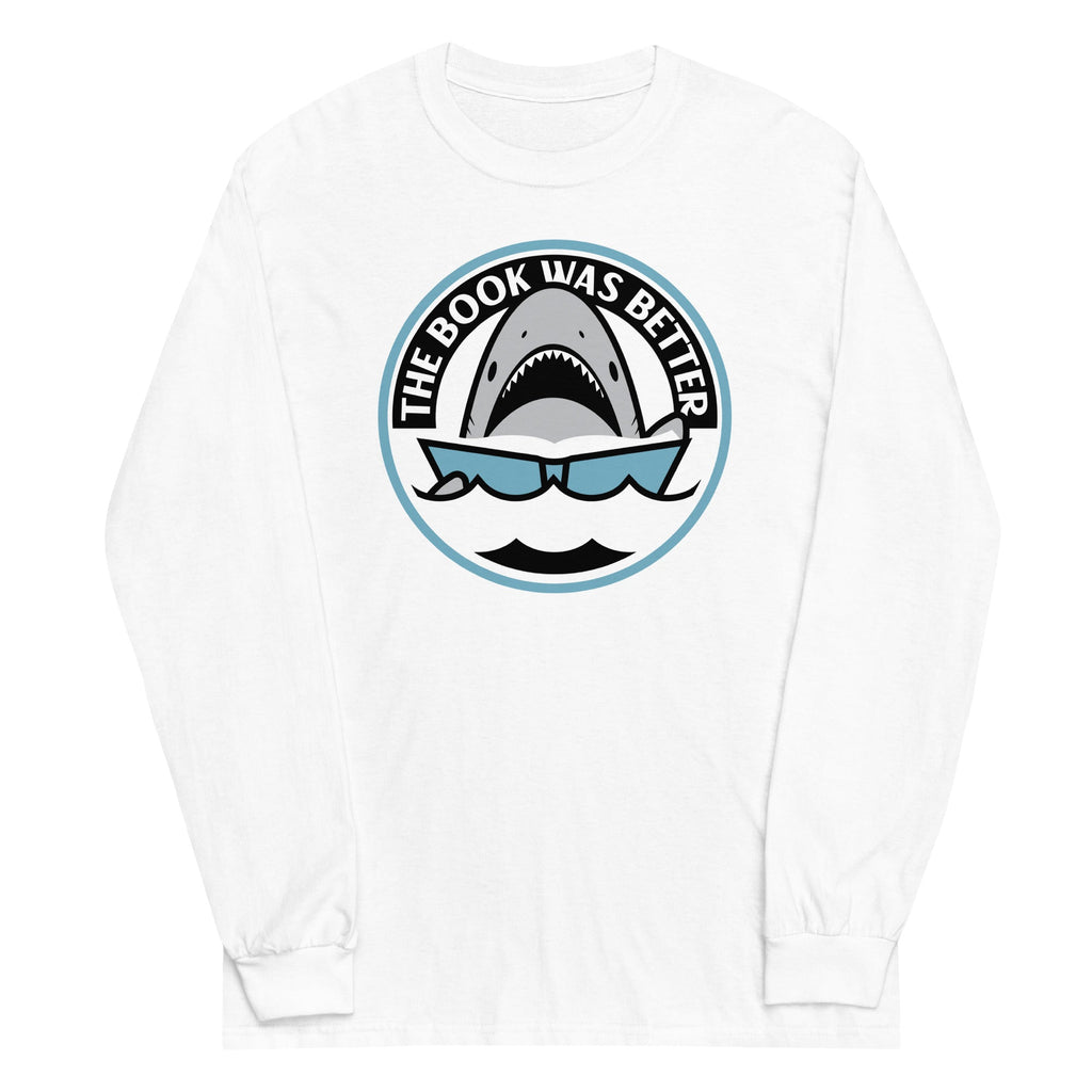 The Book Was Better Unisex Long Sleeve Tee Hoodie, Sweatshirt | CoreVibeTees.com (Image 3)