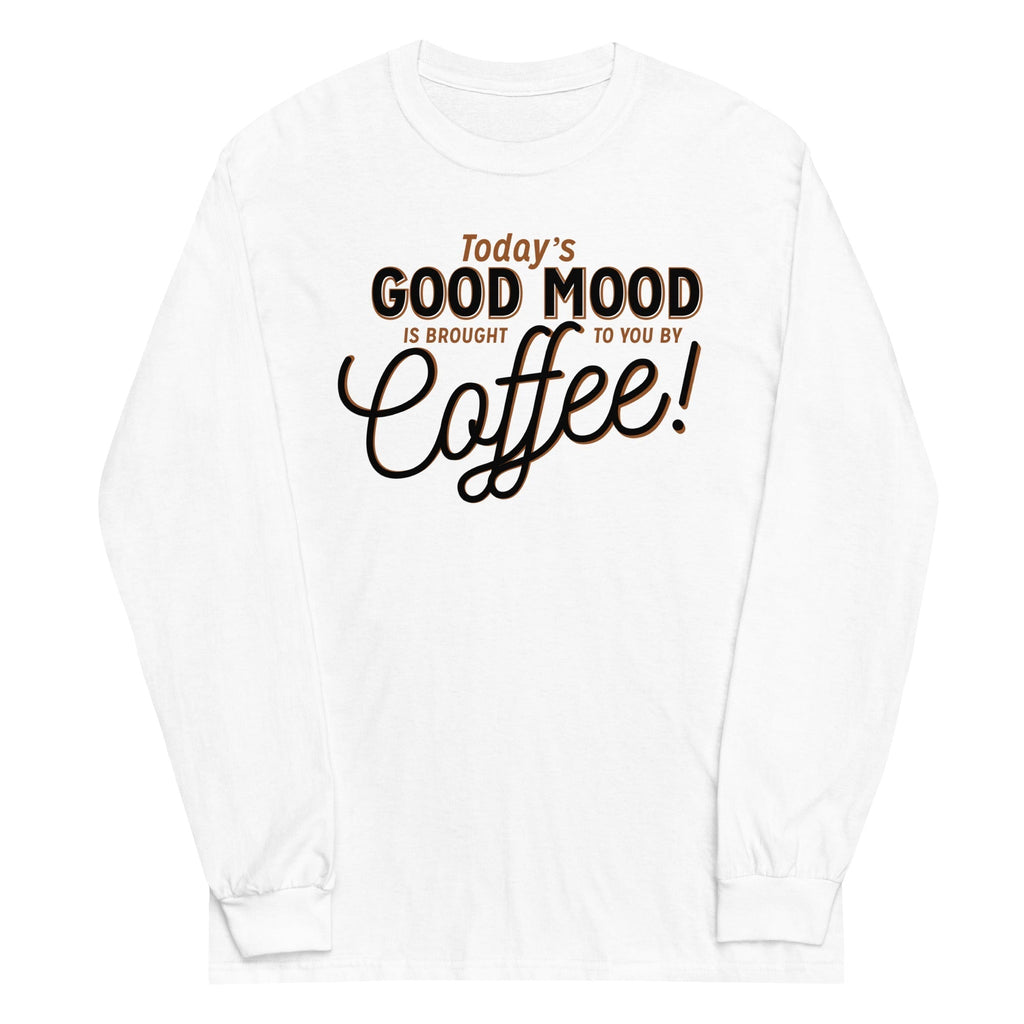 Today's Good Mood Unisex Long Sleeve Tee Hoodie, Sweatshirt | CoreVibeTees.com (Image 2)
