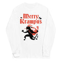 Merry Krampus Unisex Long Sleeve Tee Hoodie, Sweatshirt | CoreVibeTees.com (Image 1)