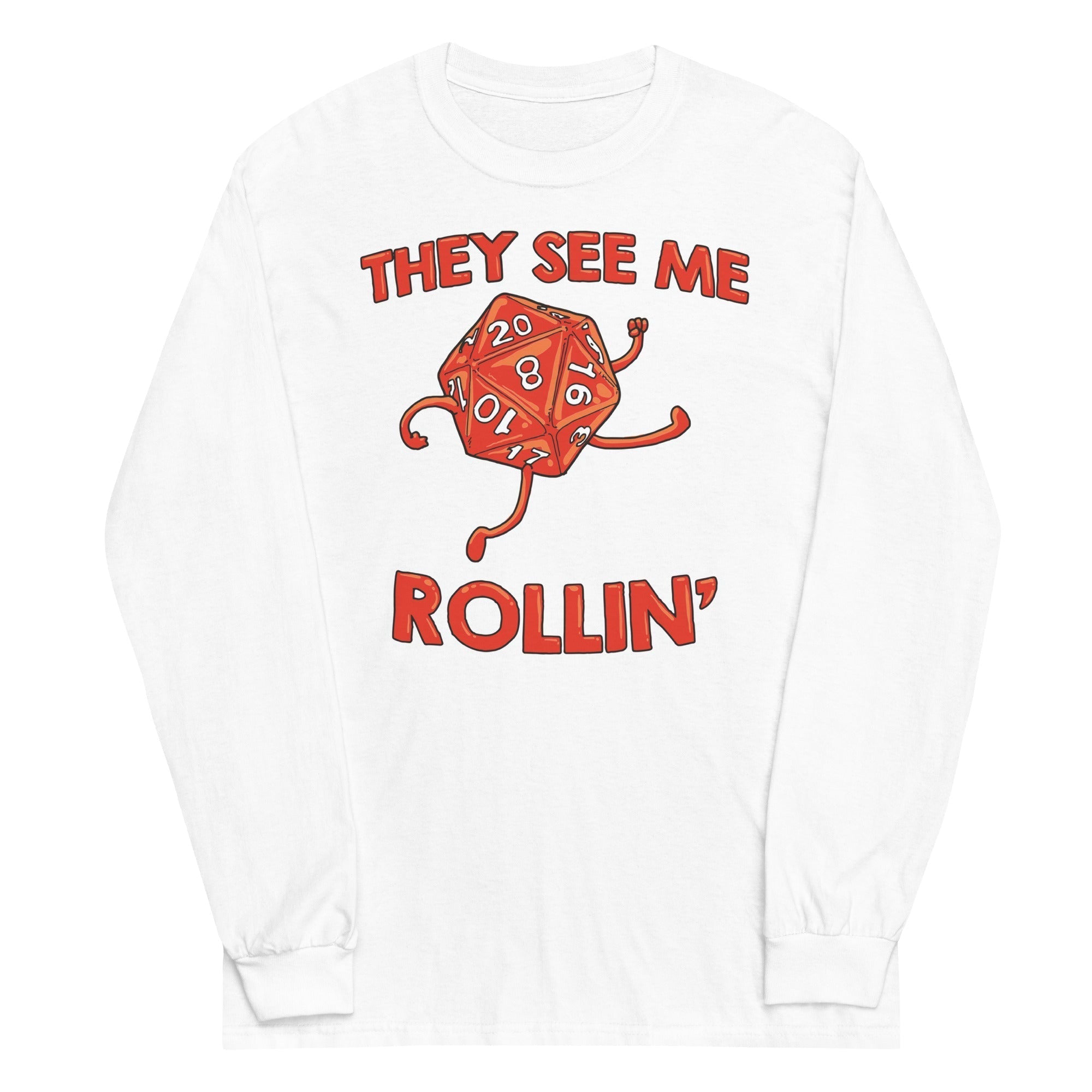 They See Me Rollin' Unisex Long Sleeve Tee Hoodie, Sweatshirt | CoreVibeTees.com (Image 5)