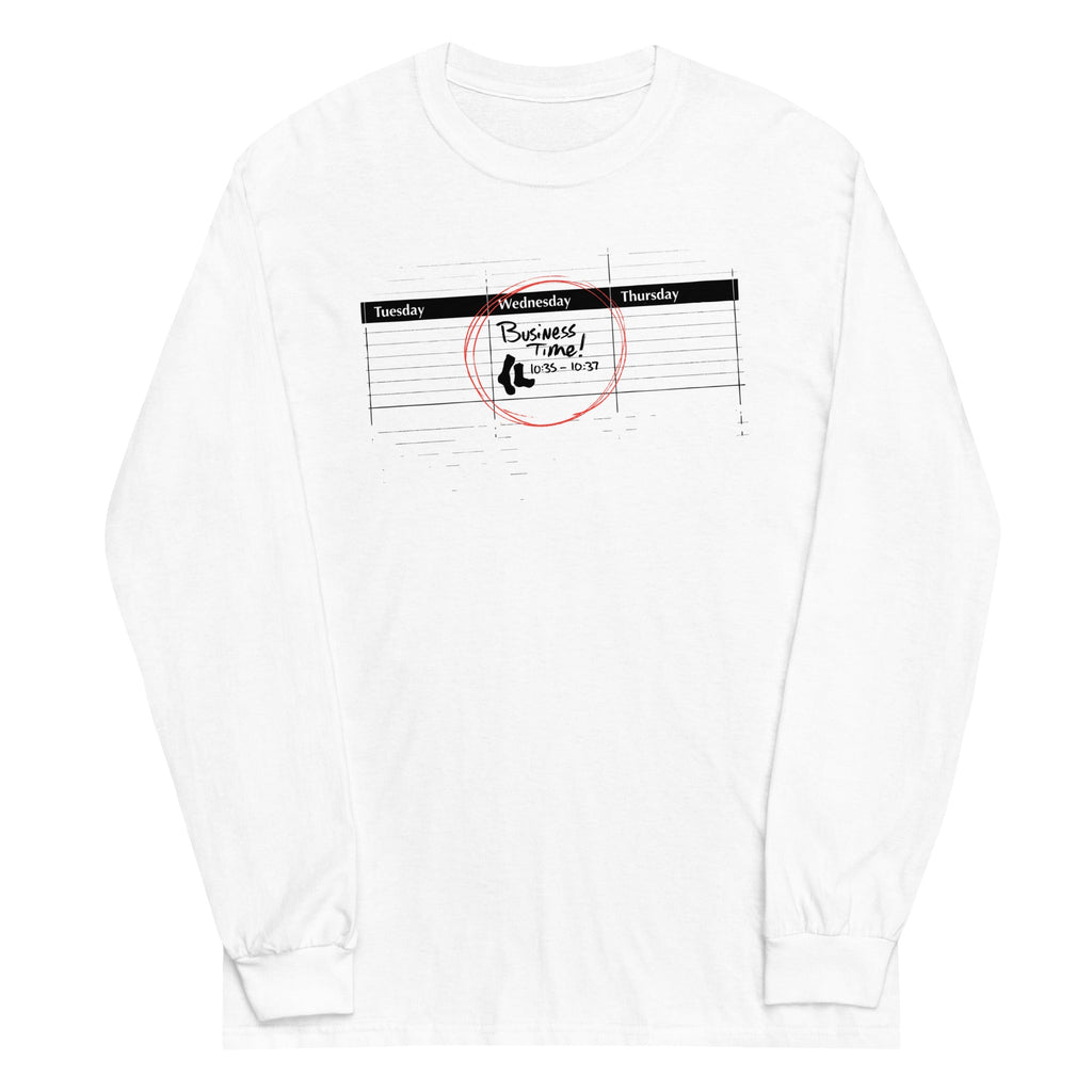 It's Business Time Unisex Long Sleeve Tee Hoodie, Sweatshirt | CoreVibeTees.com (Image 1)