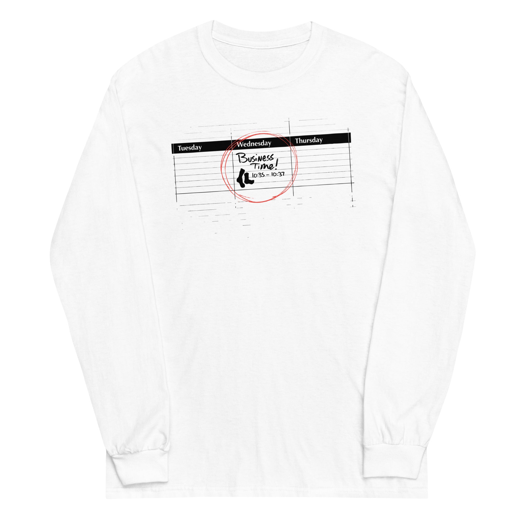 It's Business Time Unisex Long Sleeve Tee Hoodie, Sweatshirt | CoreVibeTees.com (Image 1)