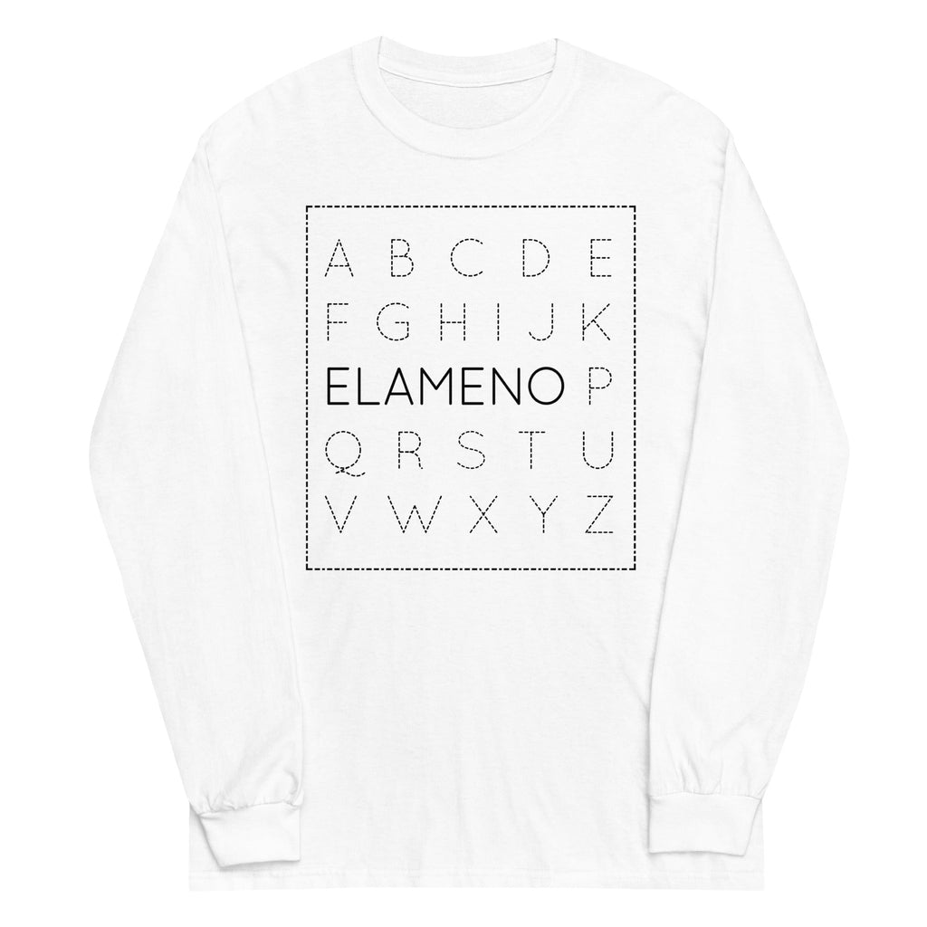 Elameno Unisex Long Sleeve Tee Hoodie, Sweatshirt | CoreVibeTees.com (Image 1)