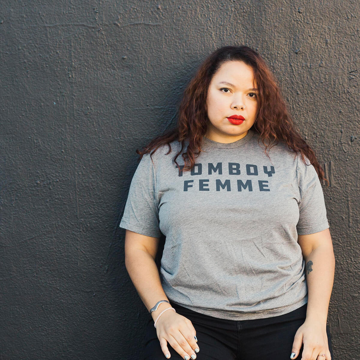 Tomboy Femme Tee Hoodie, Sweatshirt | CoreVibeTees.com (Image 2)