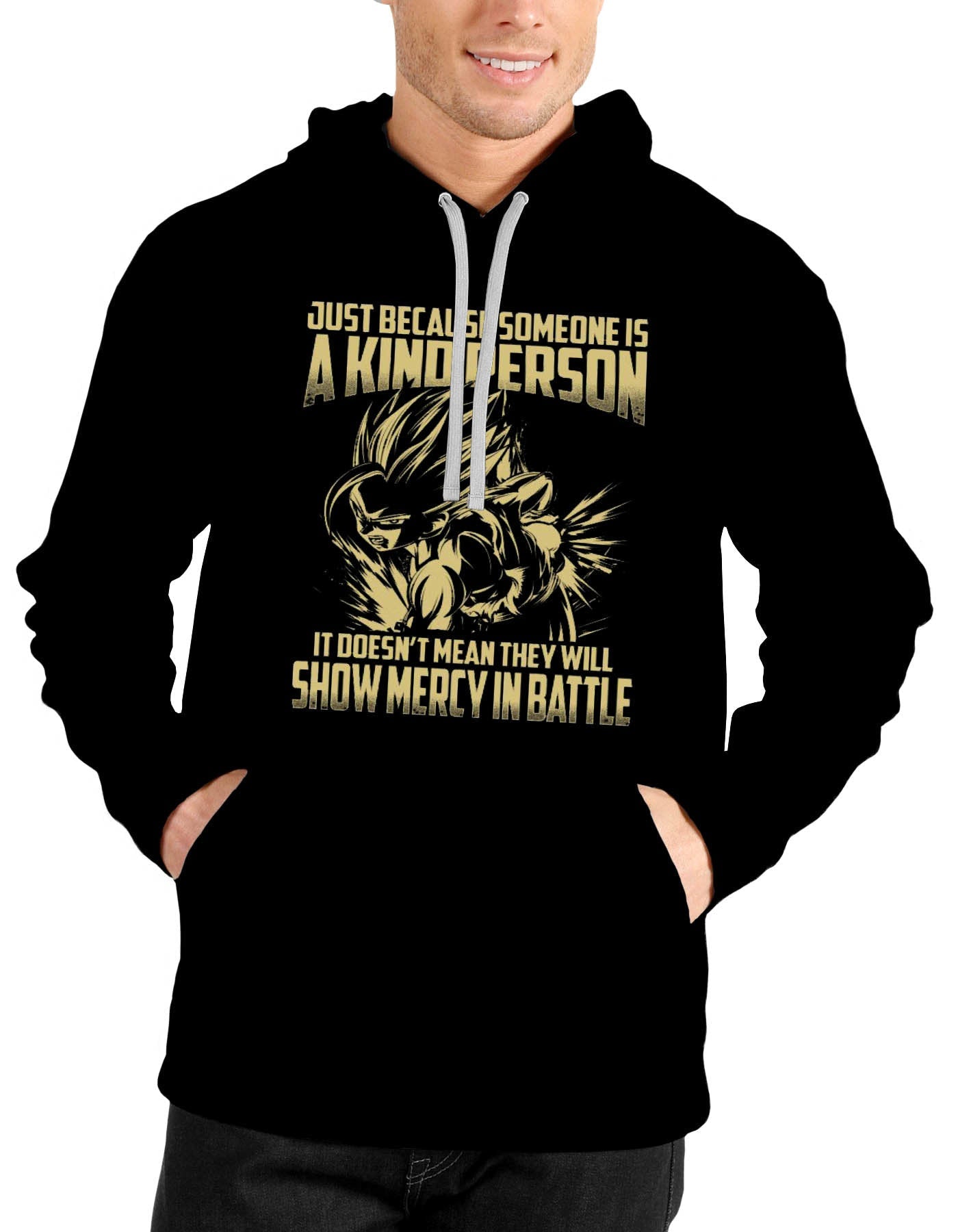 Super Saiyan Gohan Show No Mercy In Battle Black Hoodie T-Shirts, Sweatshirt | CoreVibeTees.com