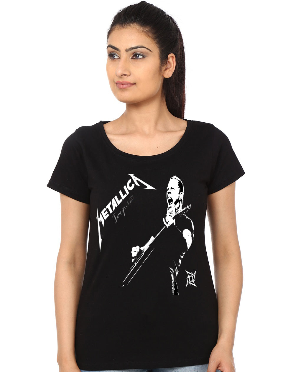 Metallica Girlâ€™s Black T-Shirt Hoodie, Sweatshirt | CoreVibeTees.com