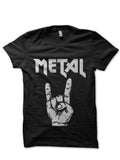 Metal Black Tee Hoodie, Sweatshirt | CoreVibeTees.com