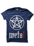 Metal Navy Blue Tee Hoodie, Sweatshirt | CoreVibeTees.com