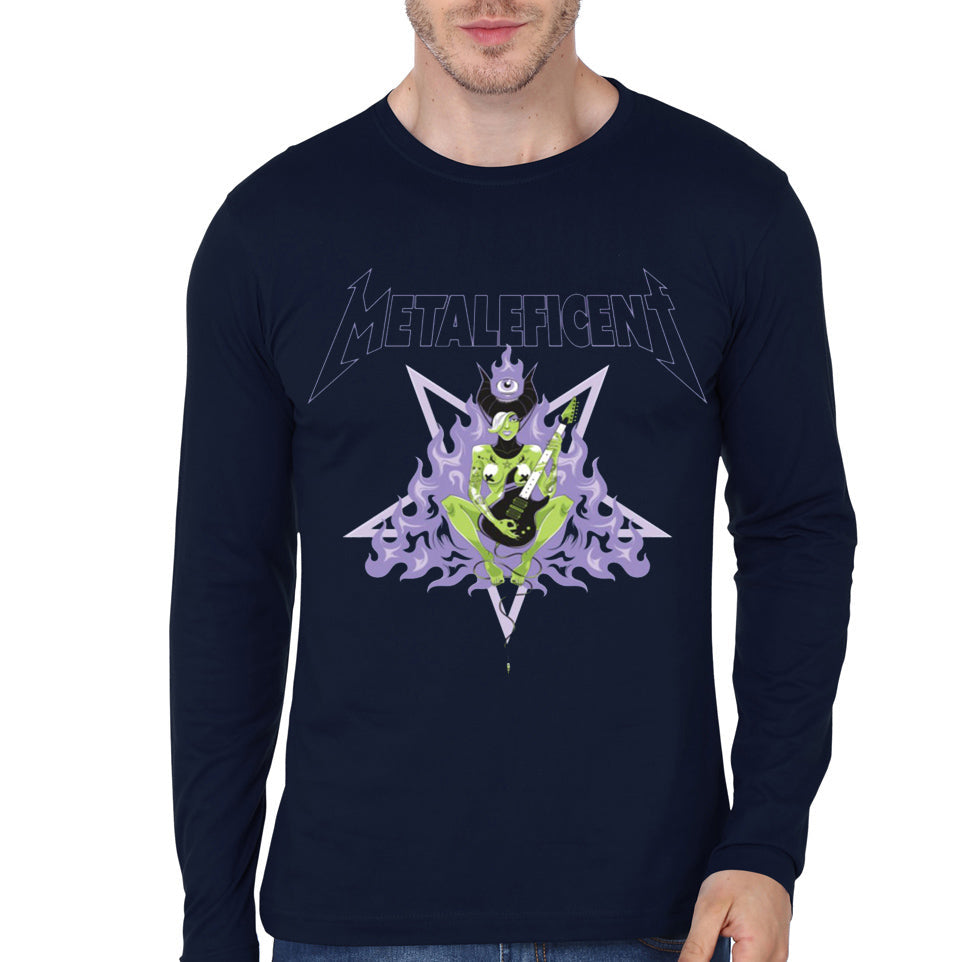 Metaleficent Navy Blue Full Sleeve Tee Hoodie, Sweatshirt | CoreVibeTees.com