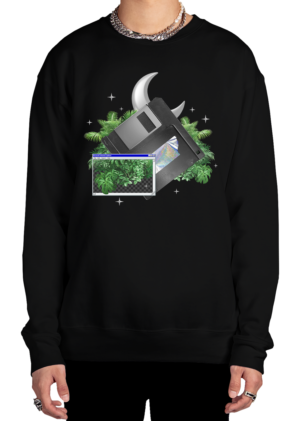 Metallic Relic Sweatshirt